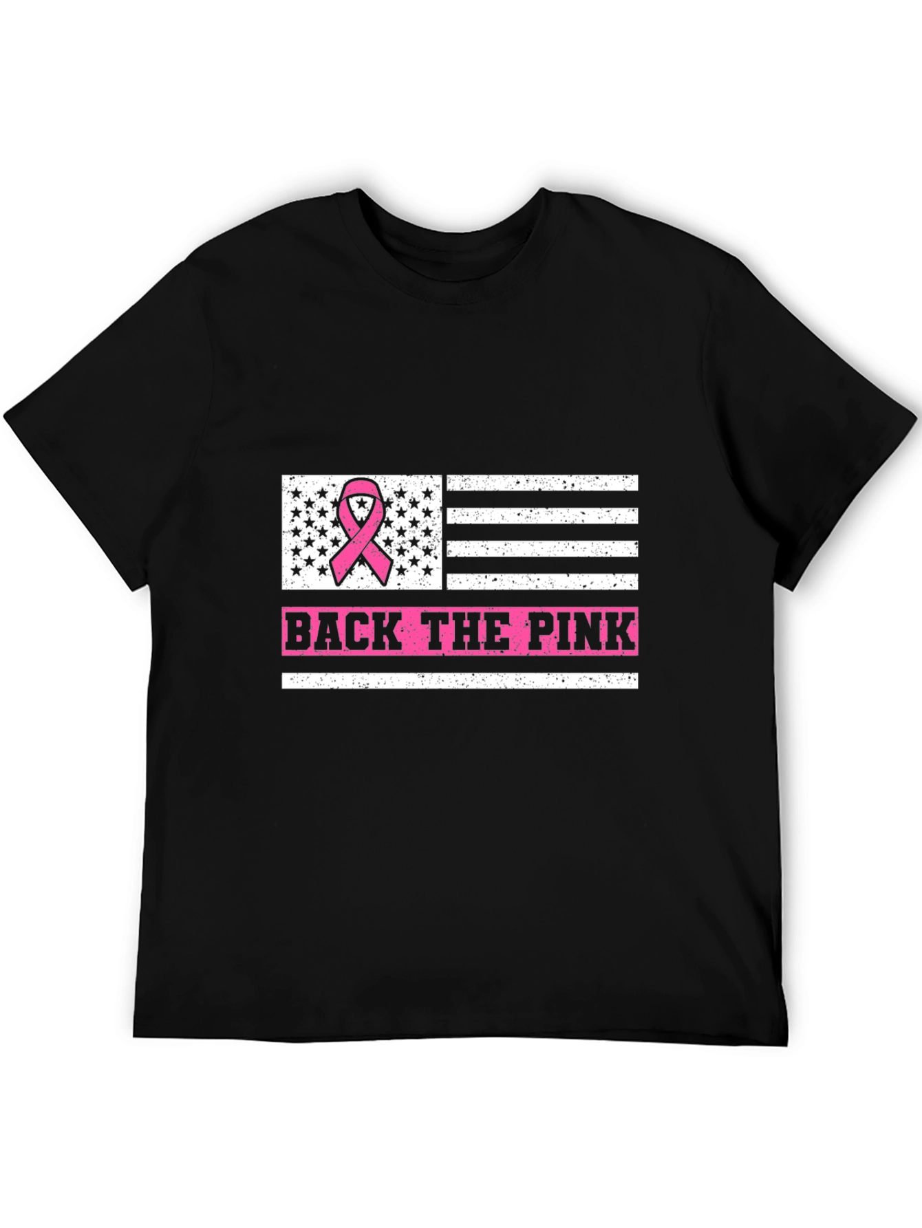 Back the Pink Breast Cancer Awareness Graphic Tee