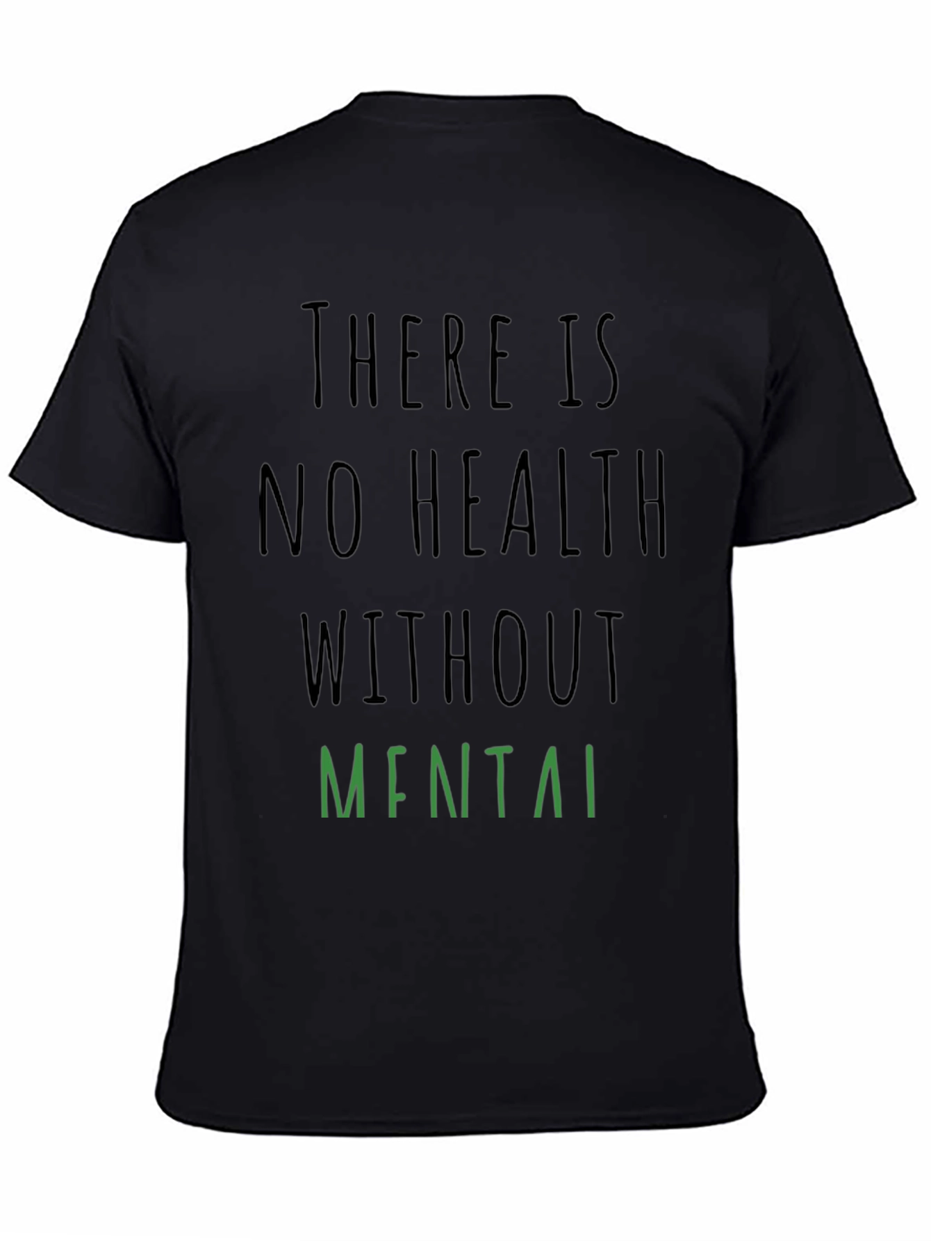Mental Health Awareness T-Shirt - Black