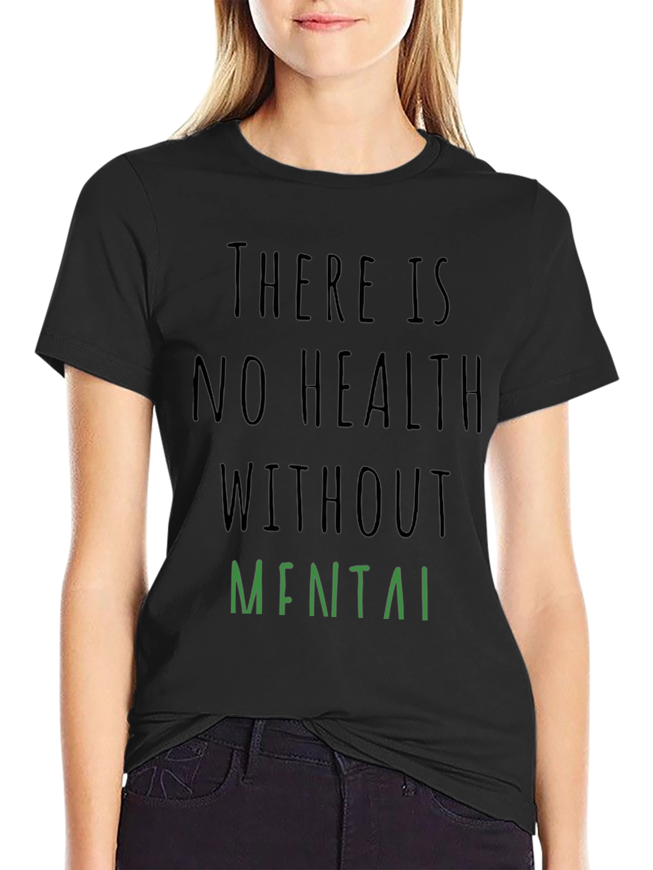 Mental Health Awareness T-Shirt - Black