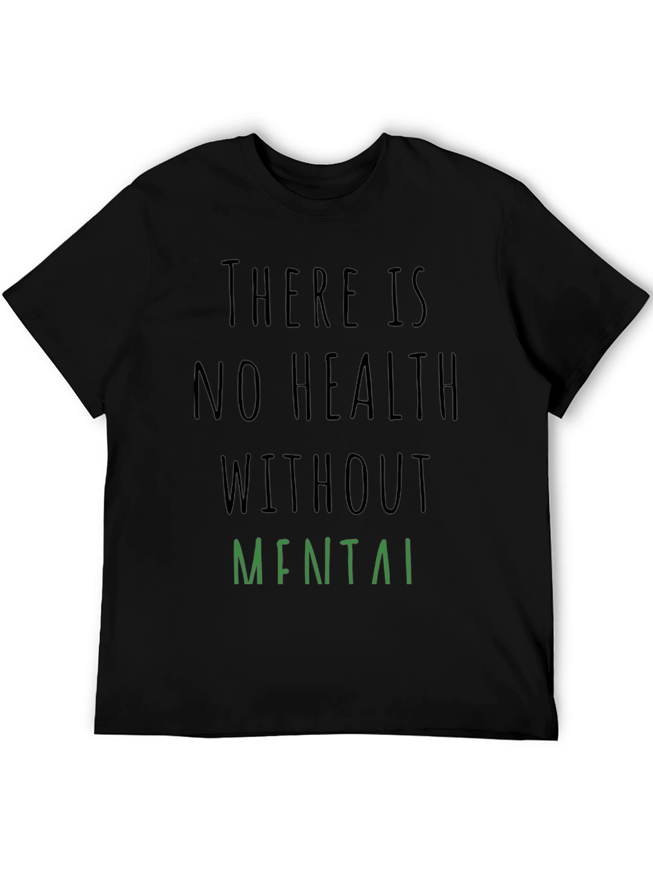 Mental Health Awareness T-Shirt - Black