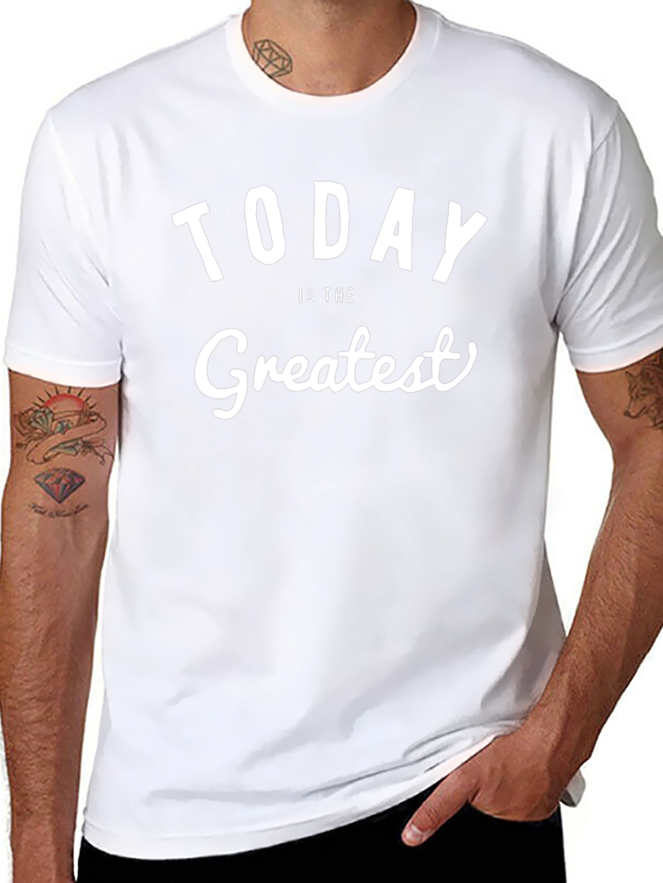 Today is the Greatest T-Shirt - Black Cotton Tee