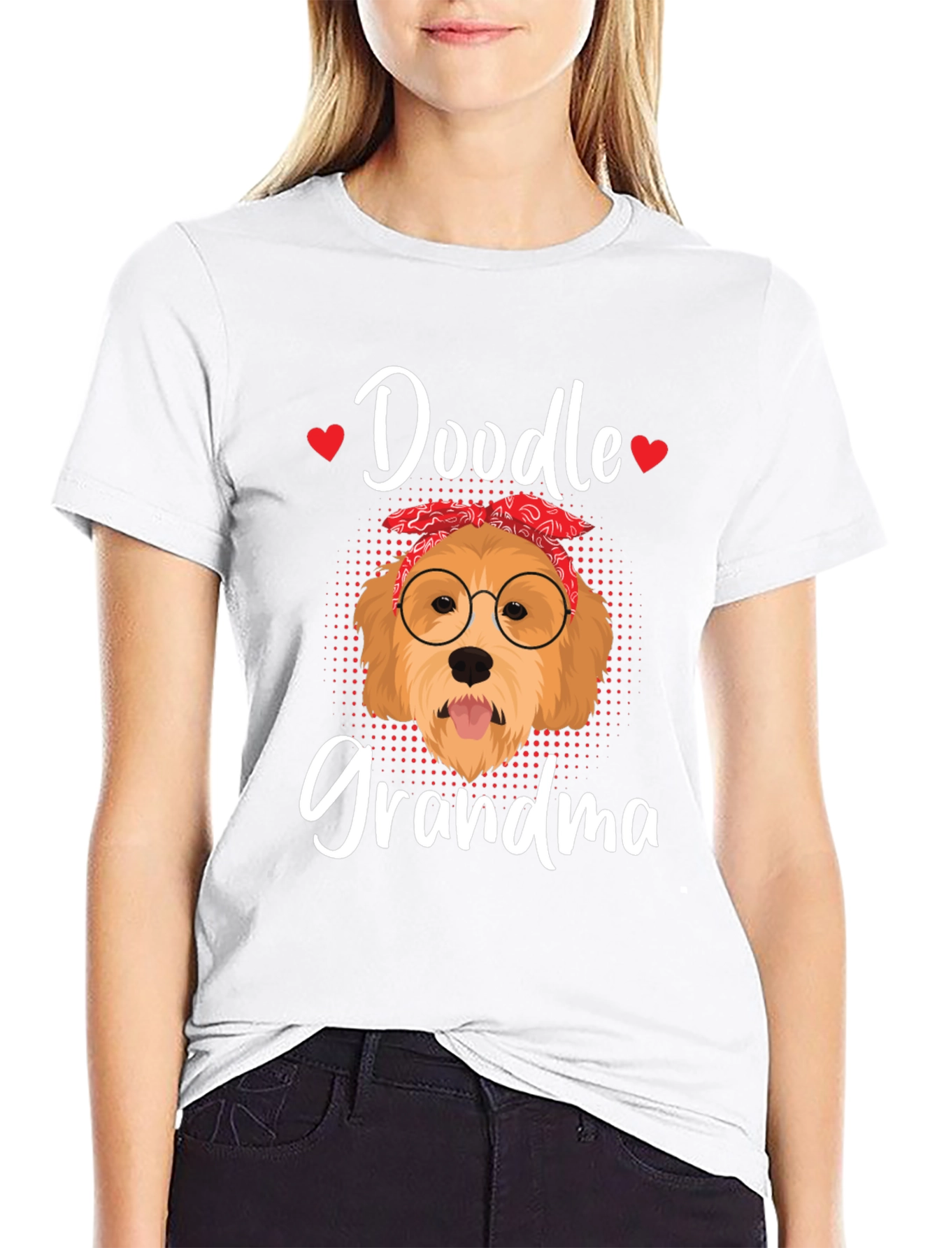 Doodle Grandma T-Shirt - Cute Dog Lover Tee