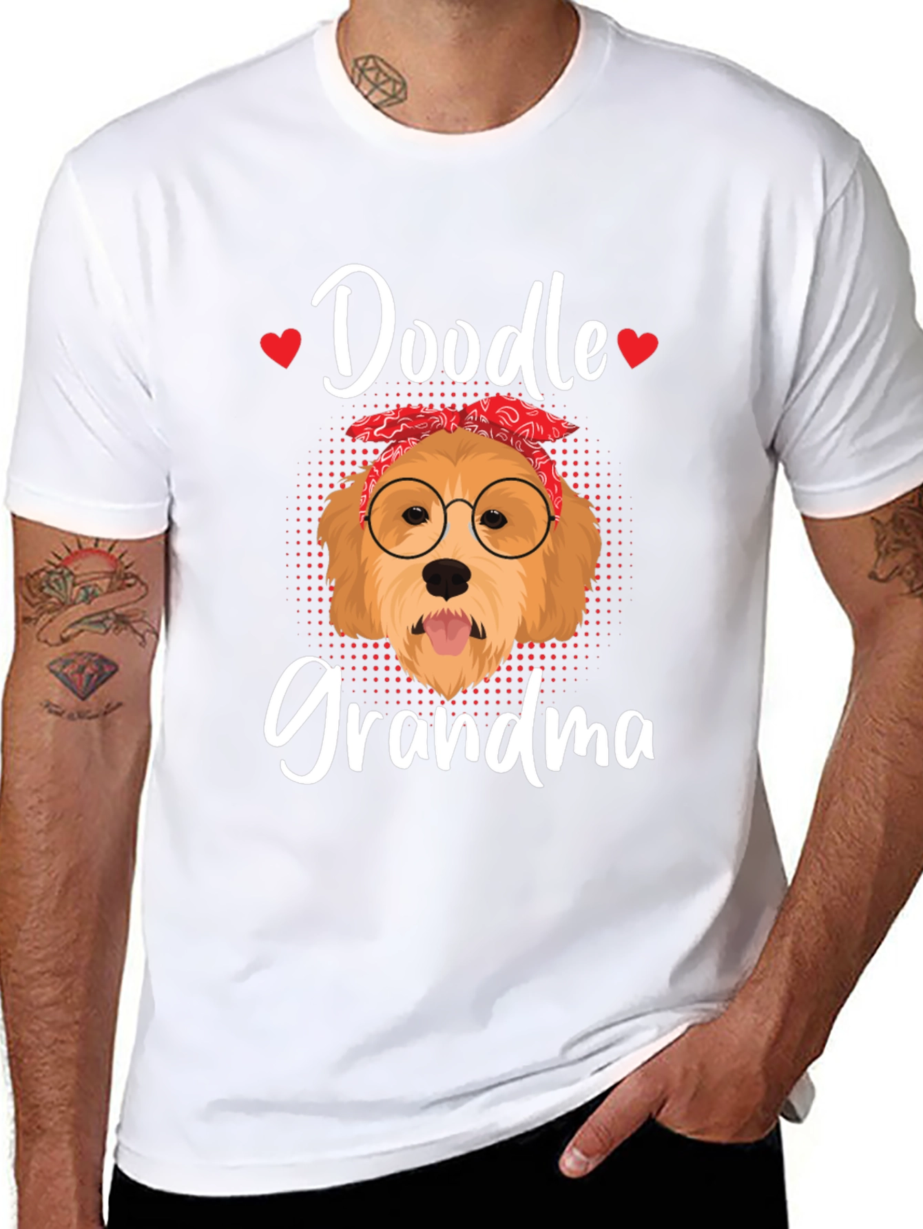 Doodle Grandma T-Shirt - Cute Dog Lover Tee