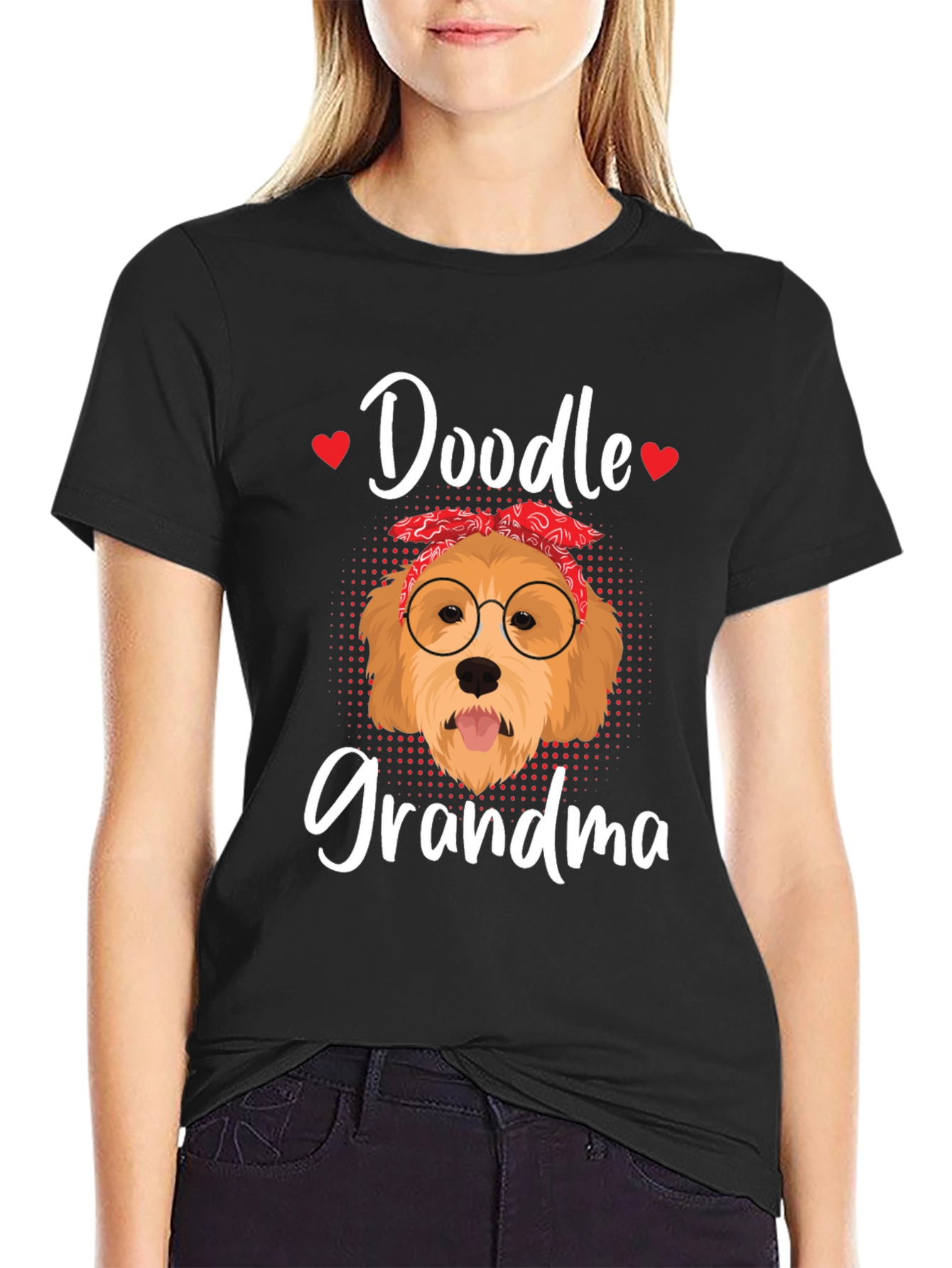 Doodle Grandma T-Shirt - Cute Dog Lover Tee