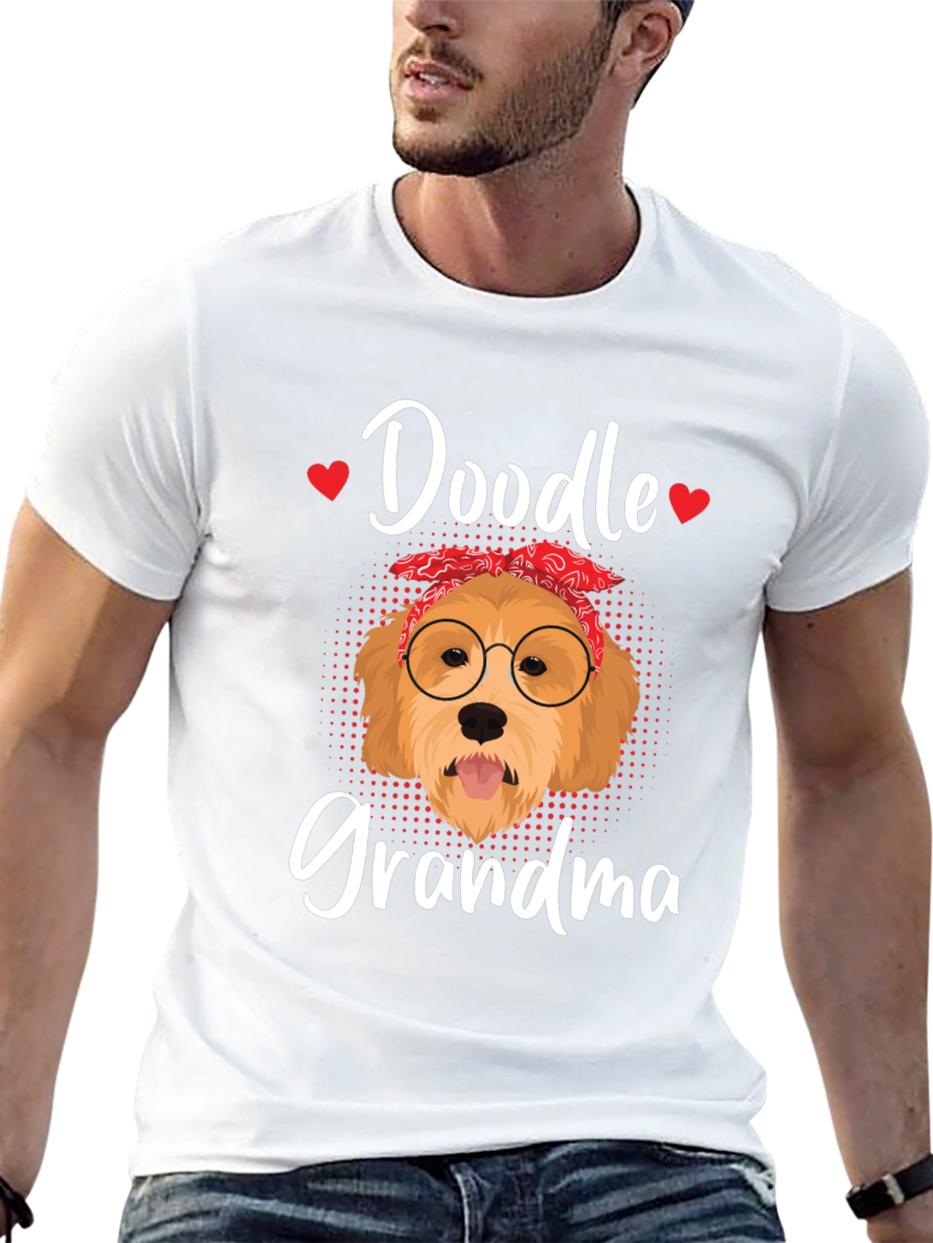 Doodle Grandma T-Shirt - Cute Dog Lover Tee