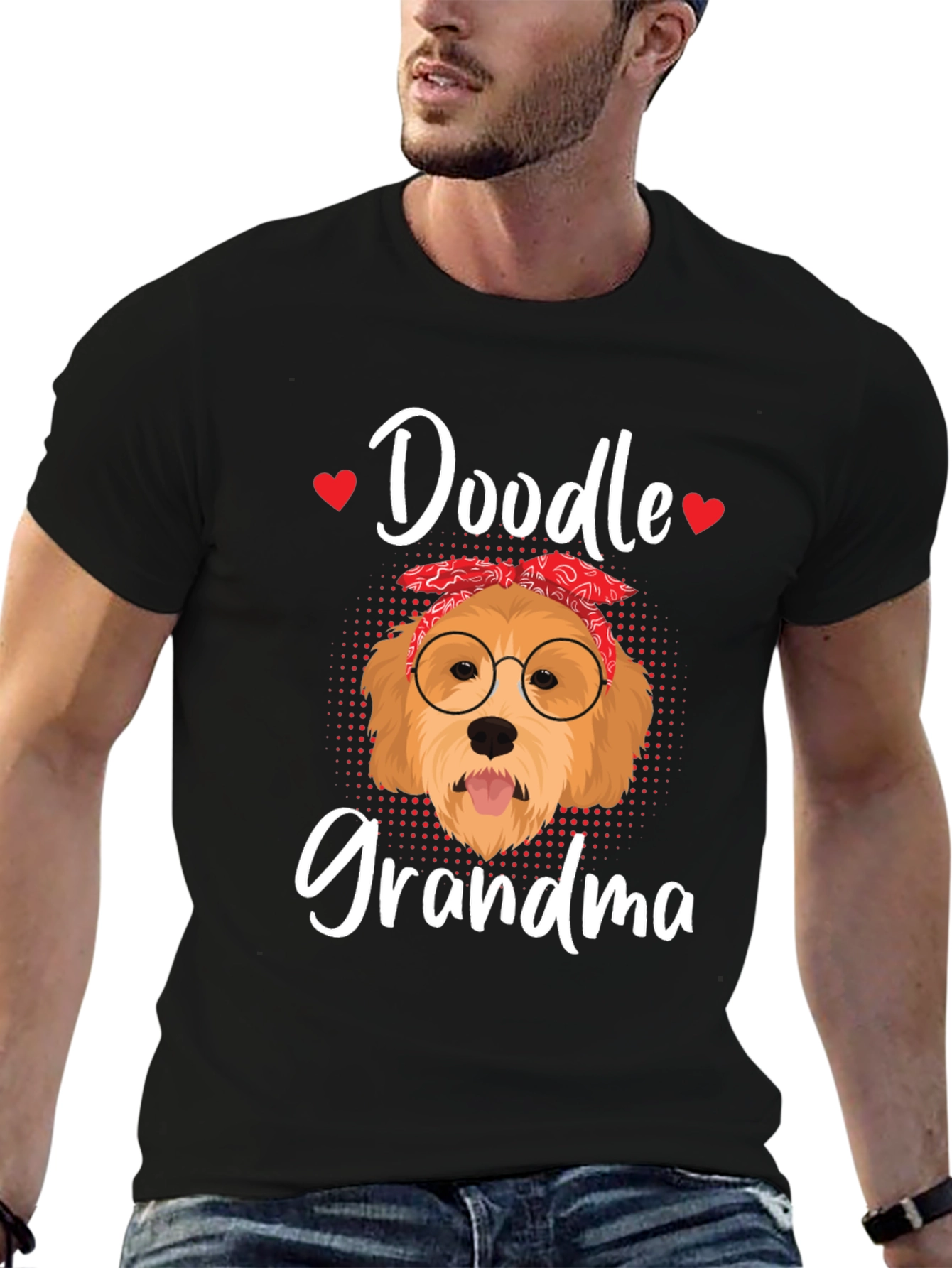 Doodle Grandma T-Shirt - Cute Dog Lover Tee