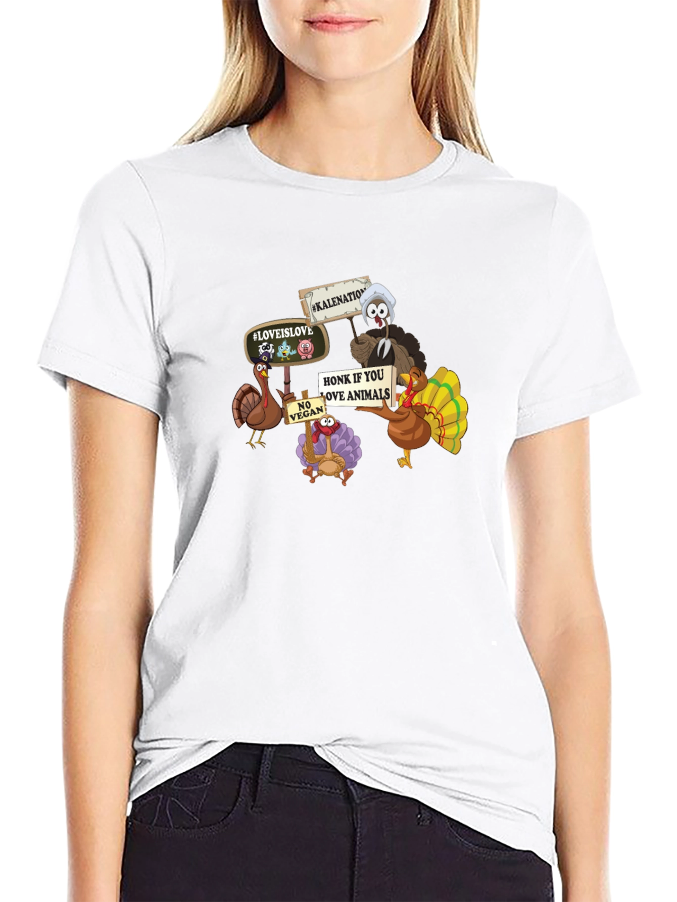 Thanksgiving Turkey Humor Graphic Tee