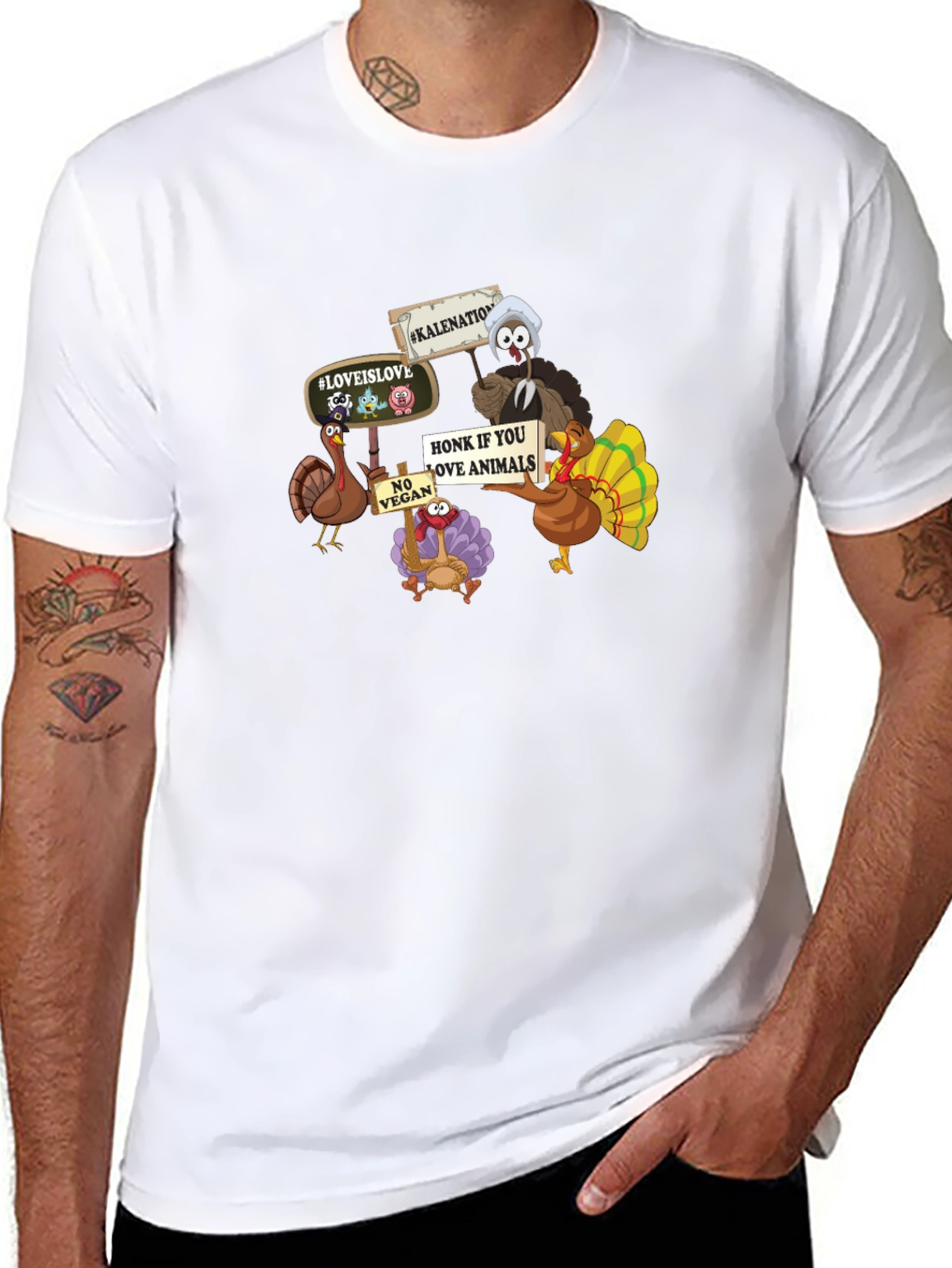 Thanksgiving Turkey Humor Graphic Tee