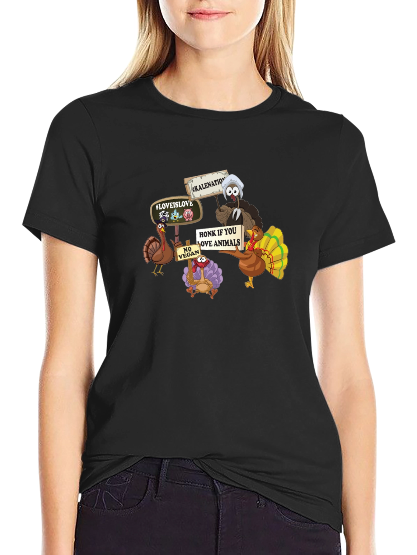 Thanksgiving Turkey Humor Graphic Tee