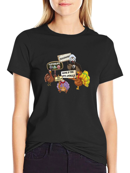 Thanksgiving Turkey Humor Graphic Tee