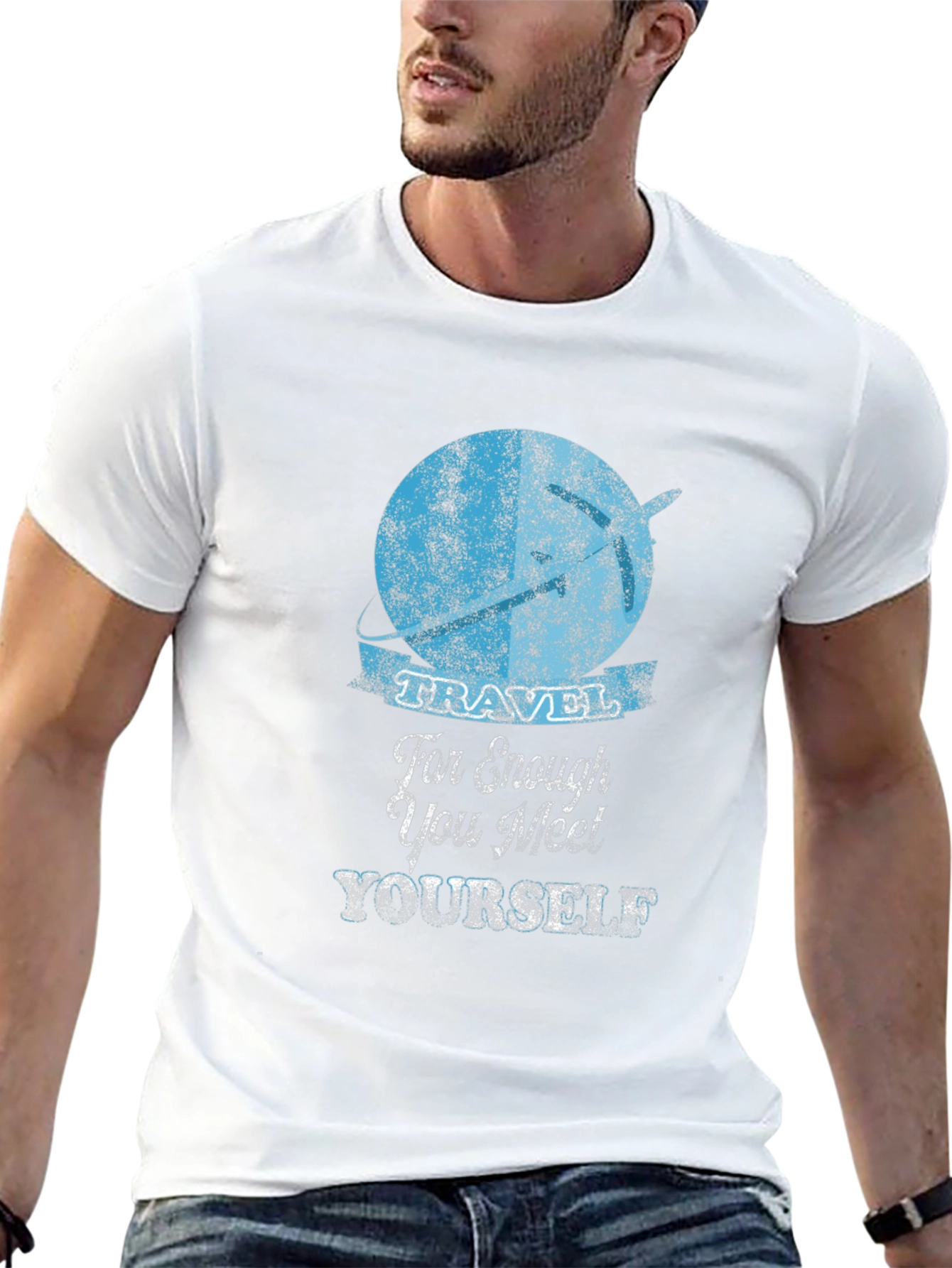 Travel Enough T-Shirt: Meet Yourself Adventure Tee