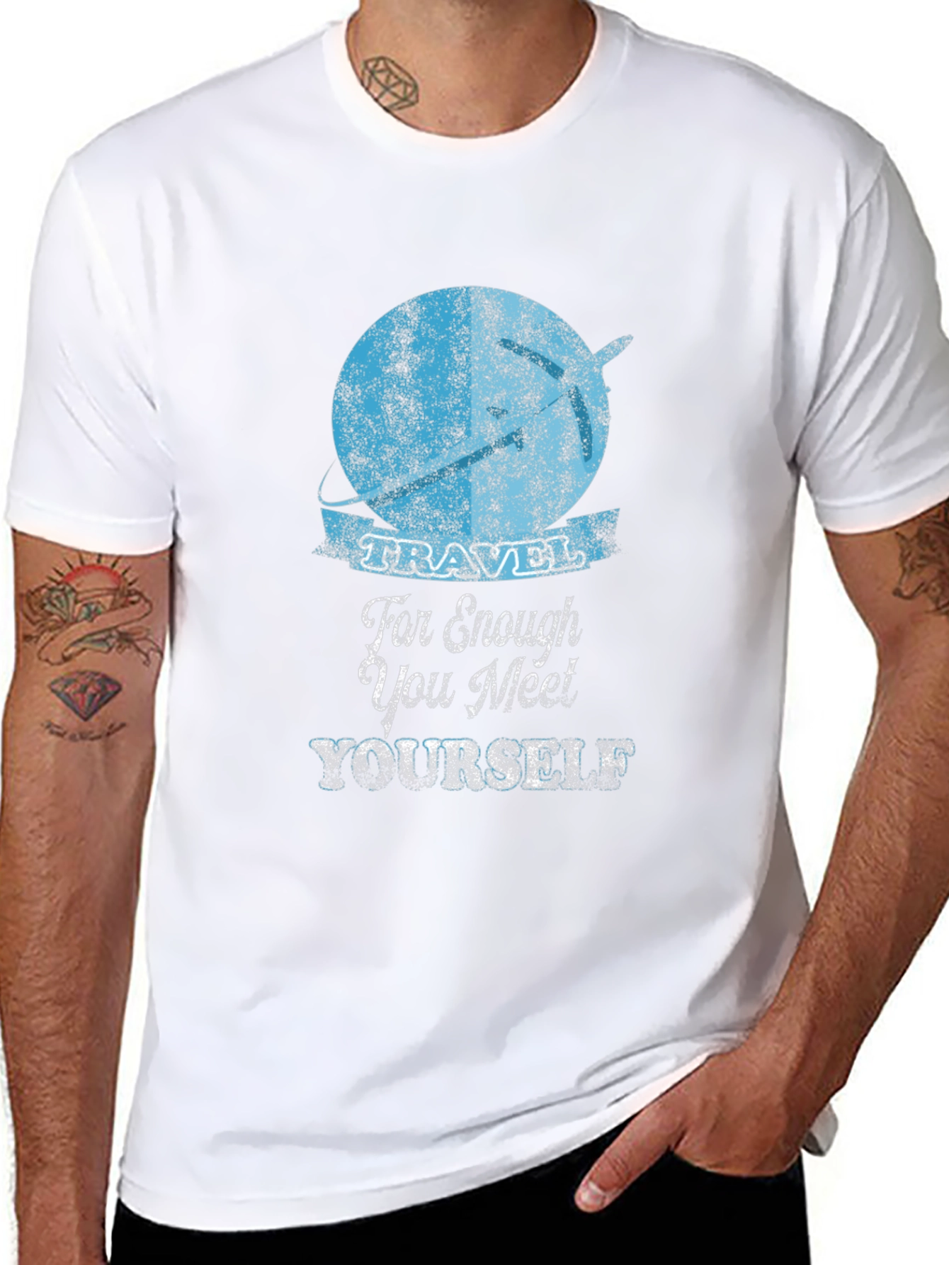 Travel Enough T-Shirt: Meet Yourself Adventure Tee