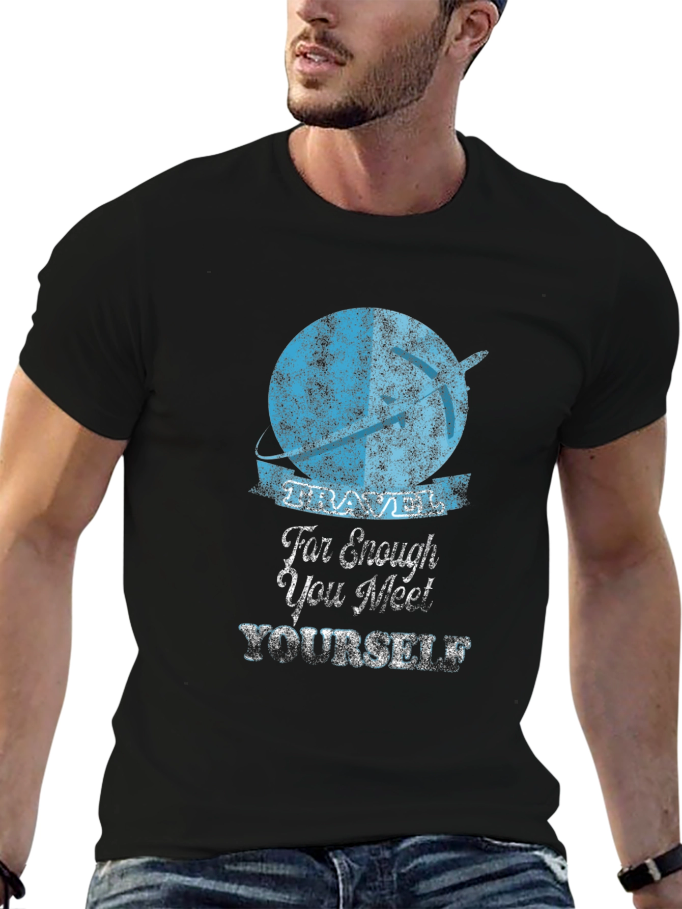 Travel Enough T-Shirt: Meet Yourself Adventure Tee