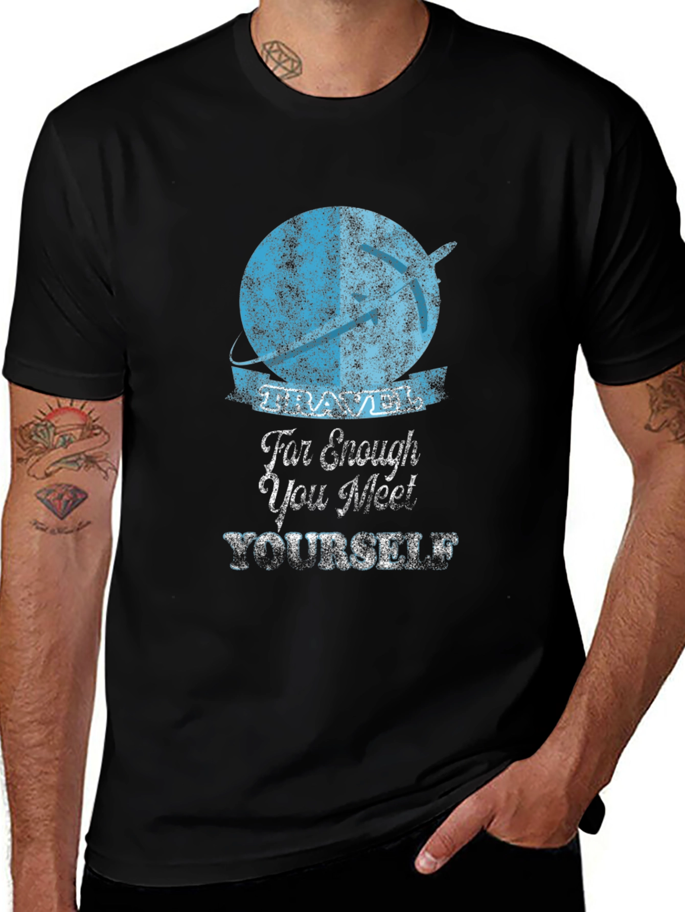 Travel Enough T-Shirt: Meet Yourself Adventure Tee