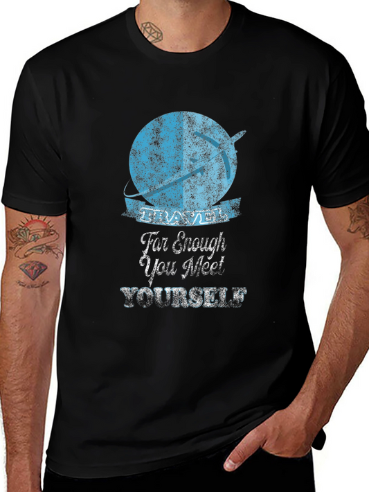 Travel Enough T-Shirt: Meet Yourself Adventure Tee