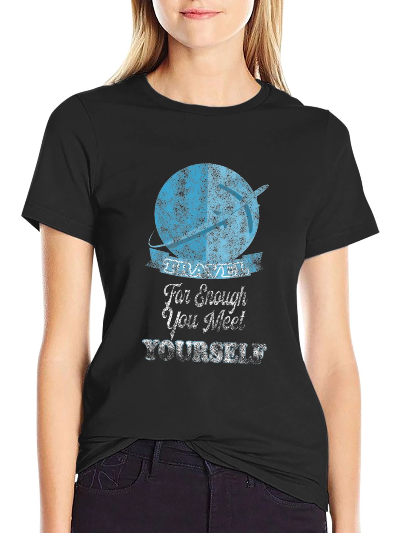 Travel Enough T-Shirt: Meet Yourself Adventure Tee