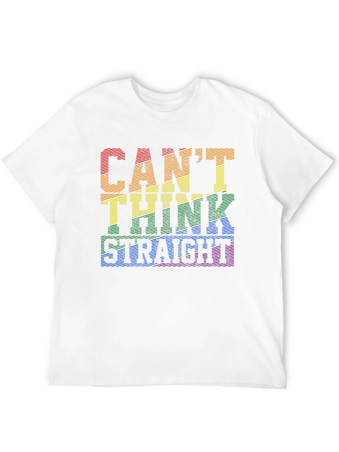 Cant Think Straight LGBT Pride T-Shirt