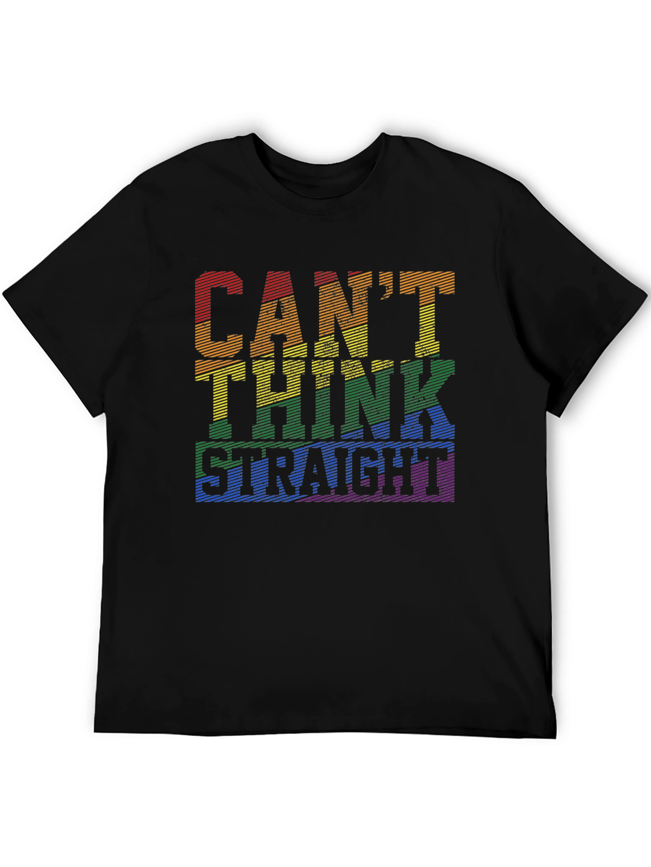 Cant Think Straight LGBT Pride T-Shirt