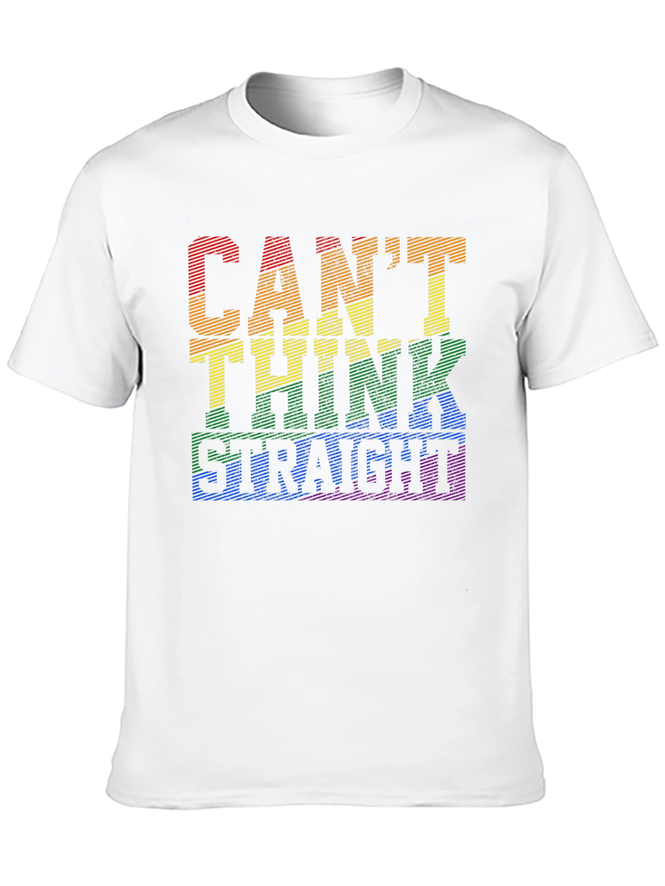 Cant Think Straight LGBT Pride T-Shirt