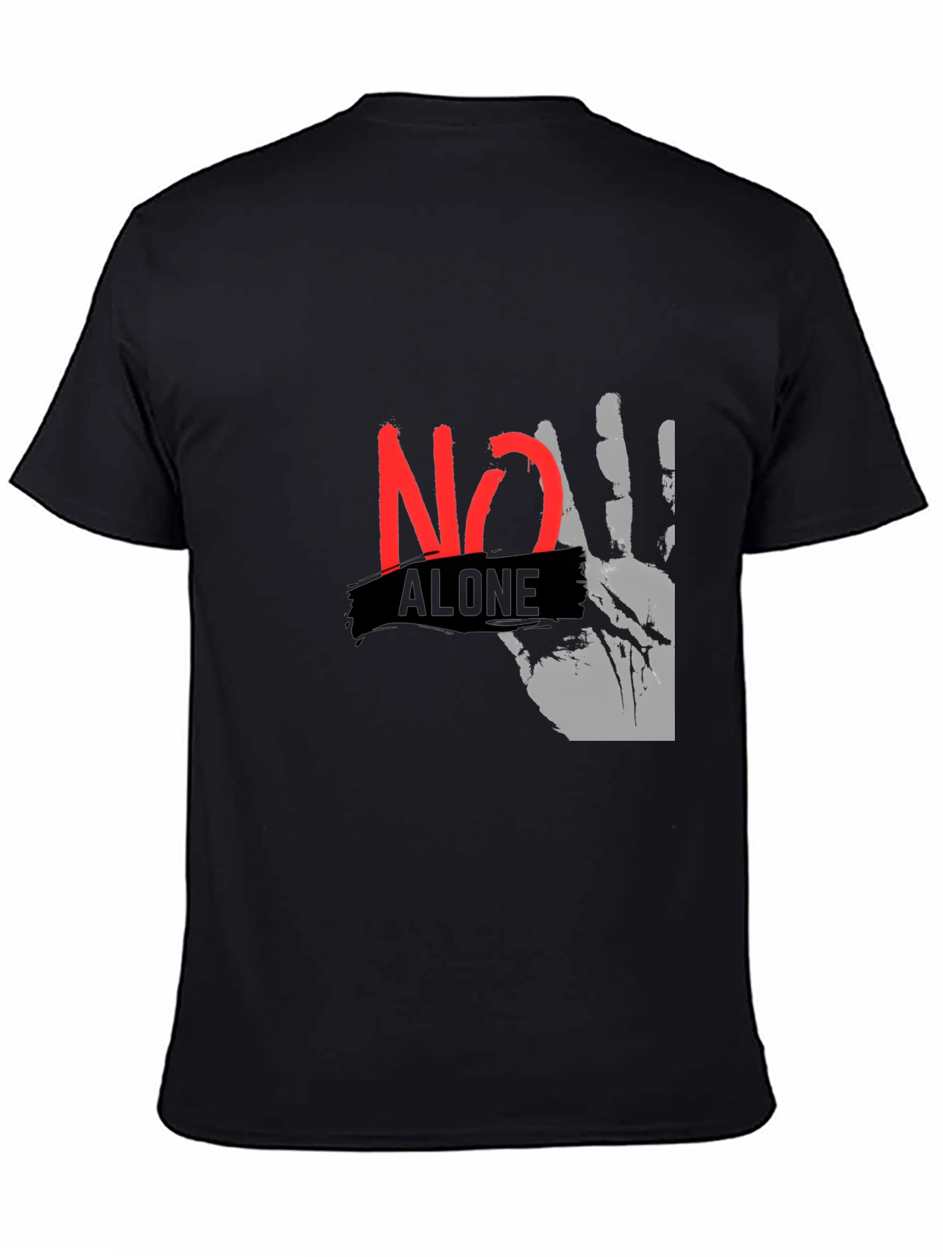 No Alone Graphic Tee - Empowering T-Shirt