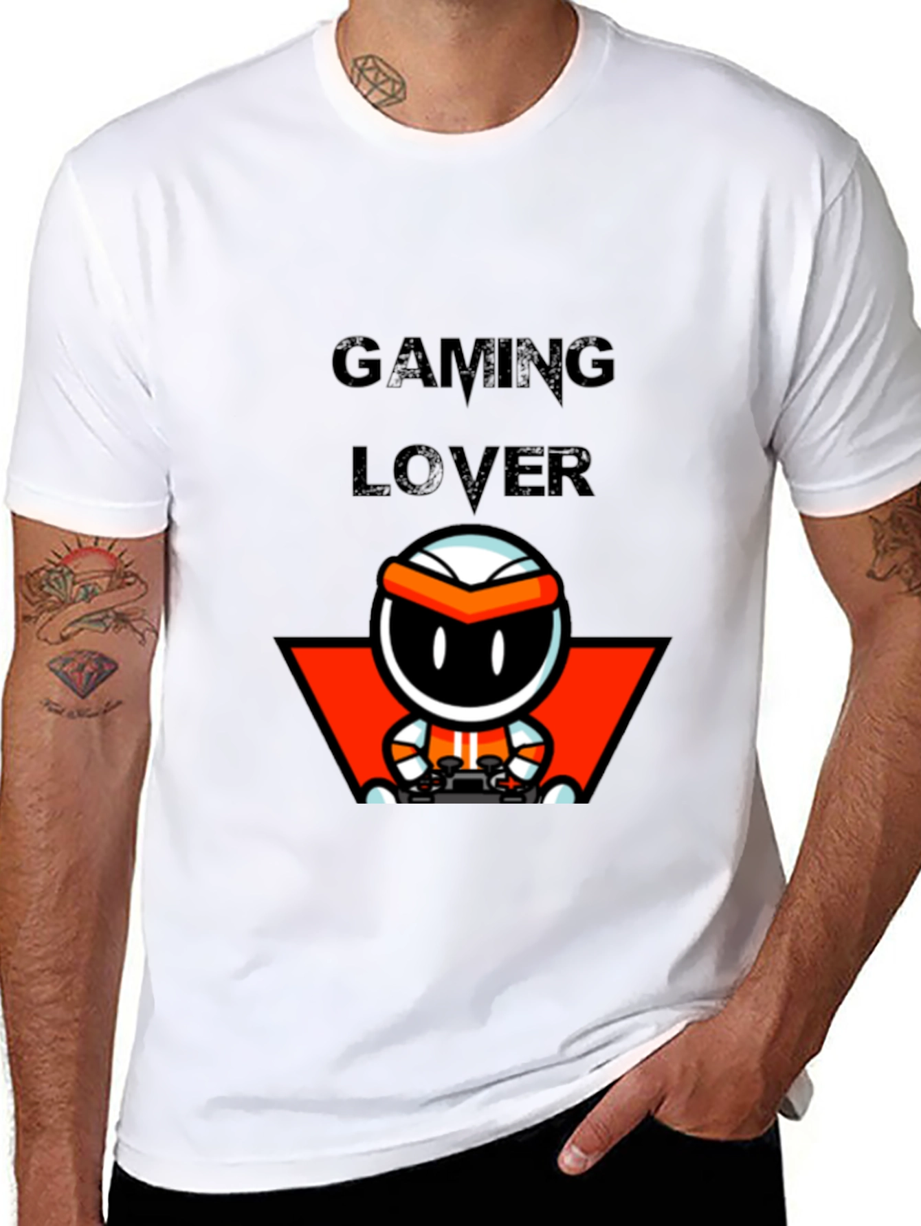 Gaming Lover T-Shirt - Black Cotton Tee