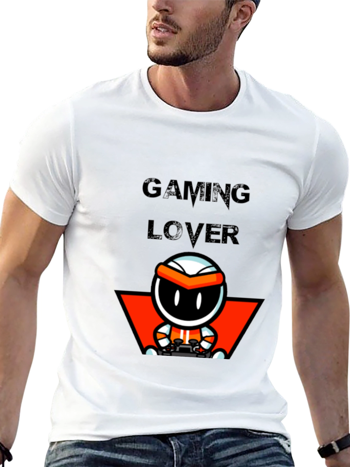 Gaming Lover T-Shirt - Black Cotton Tee