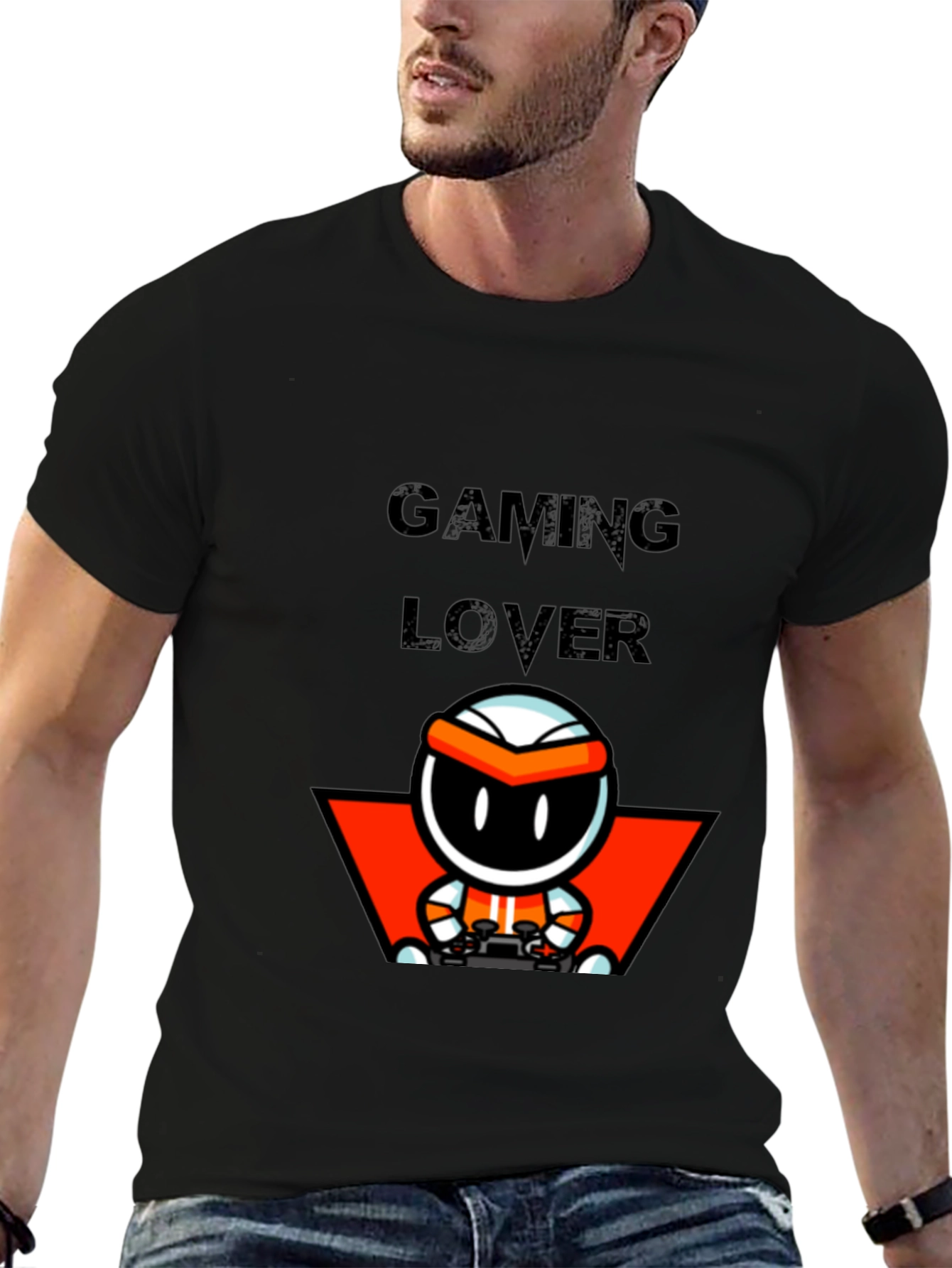 Gaming Lover T-Shirt - Black Cotton Tee