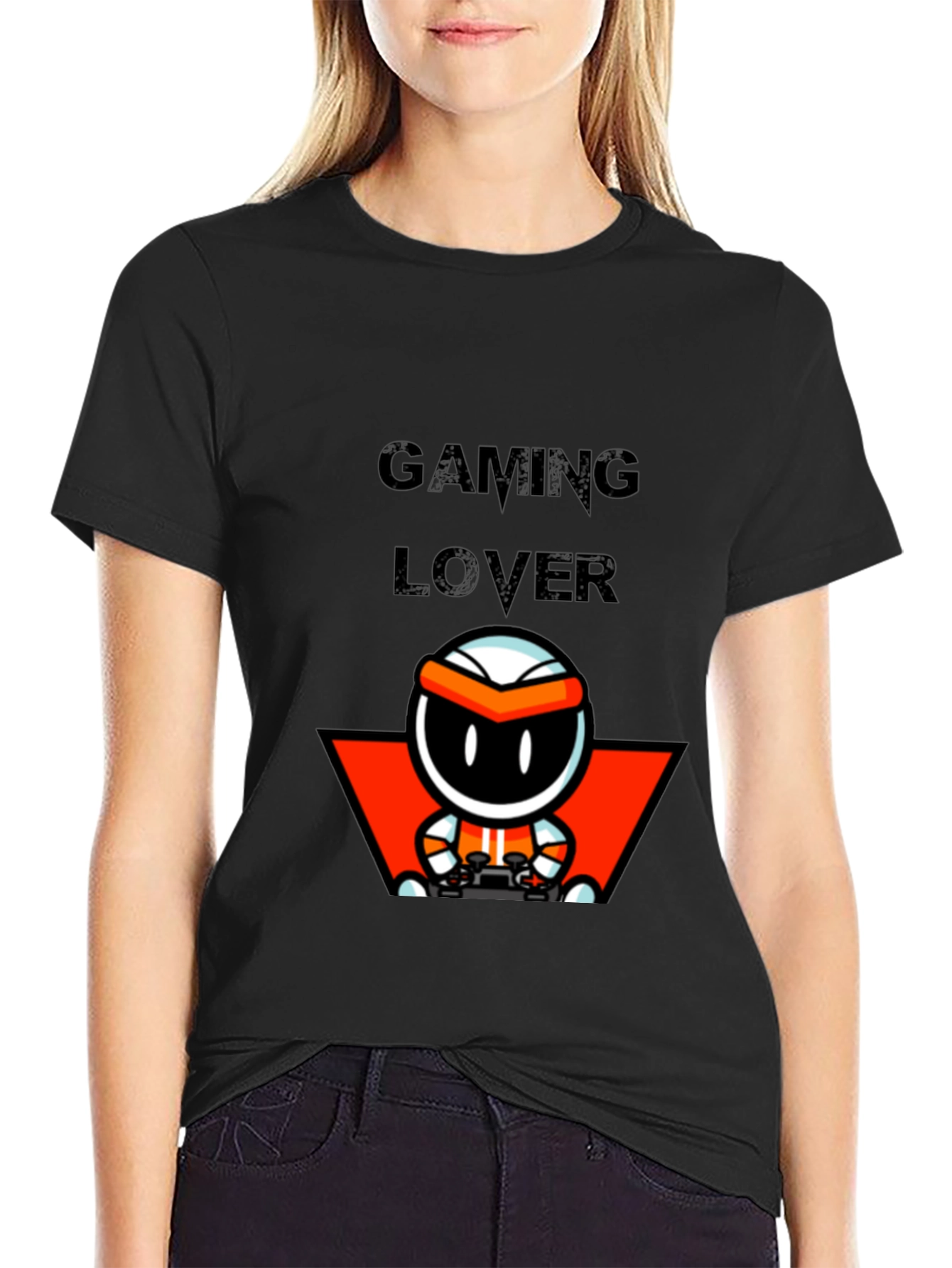 Gaming Lover T-Shirt - Black Cotton Tee