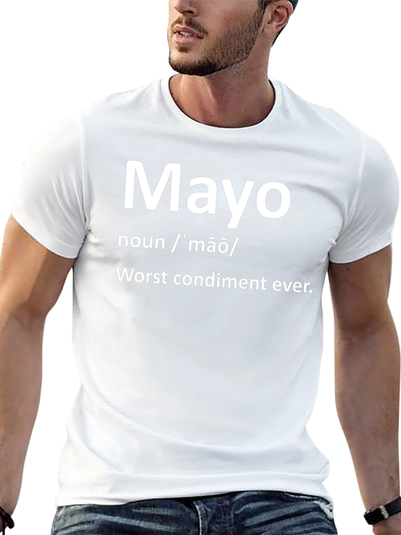 Mayo Definition Funny Black T-Shirt