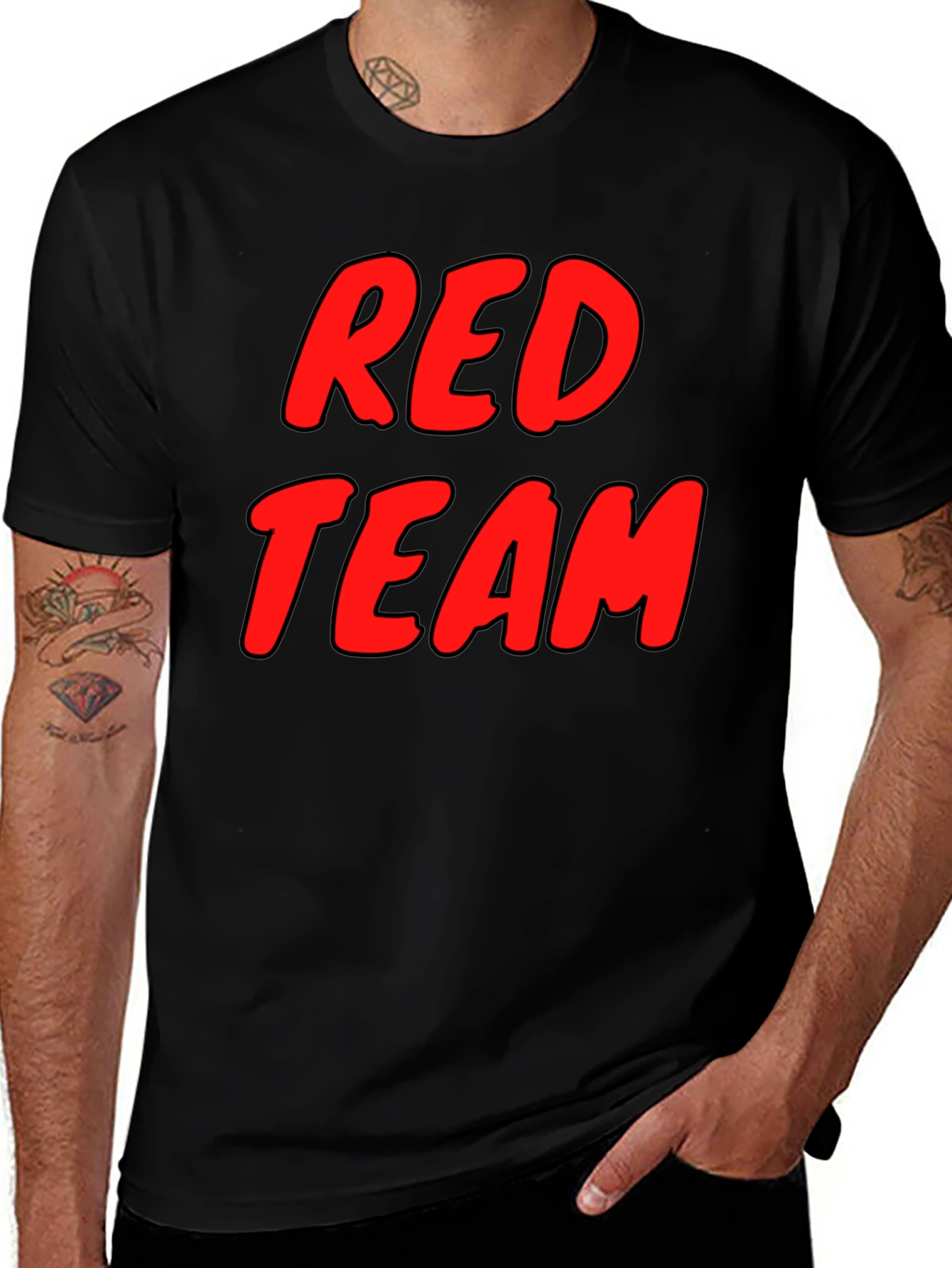 Red Team Graphic Tee - Soft Cotton Blend