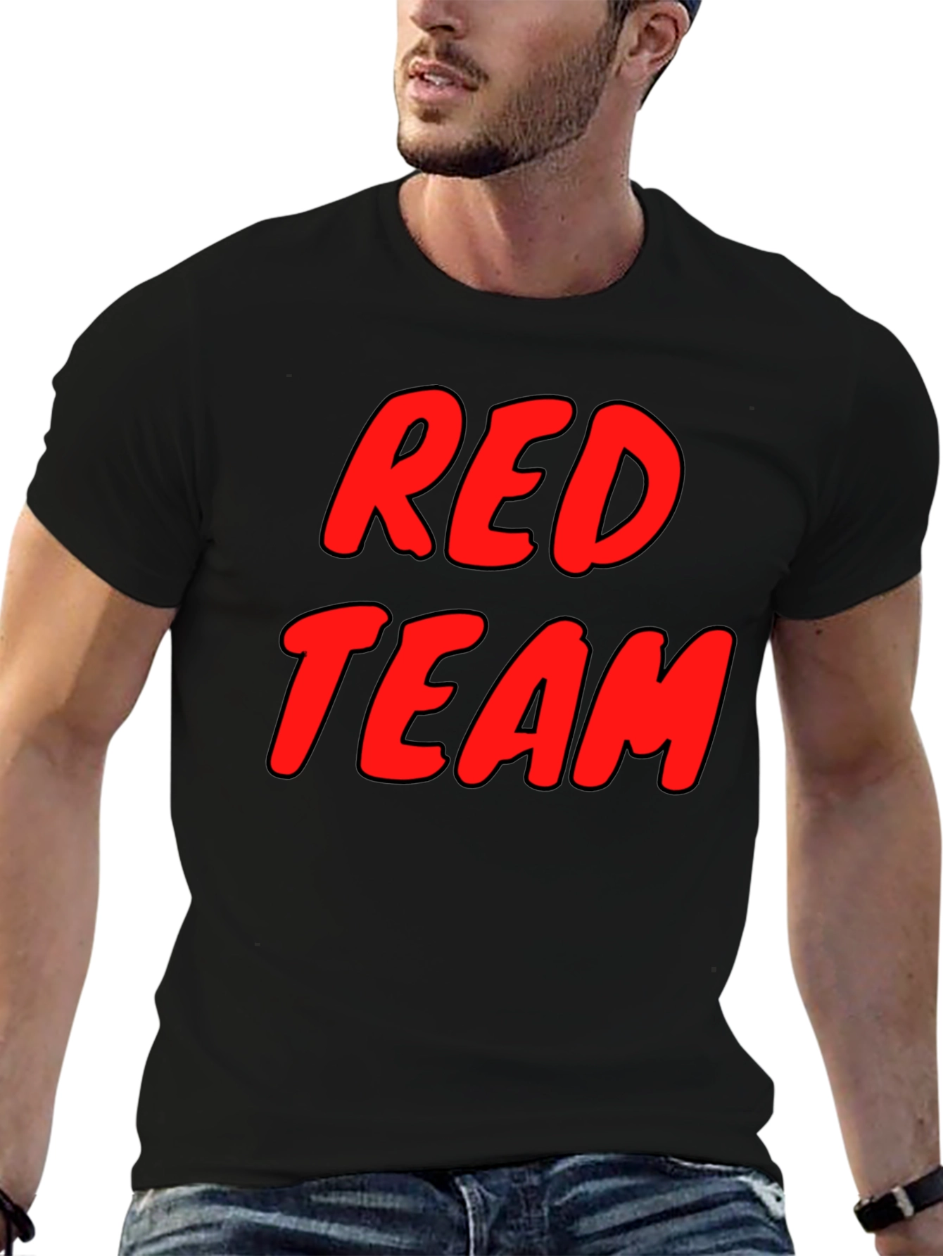 Red Team Graphic Tee - Soft Cotton Blend
