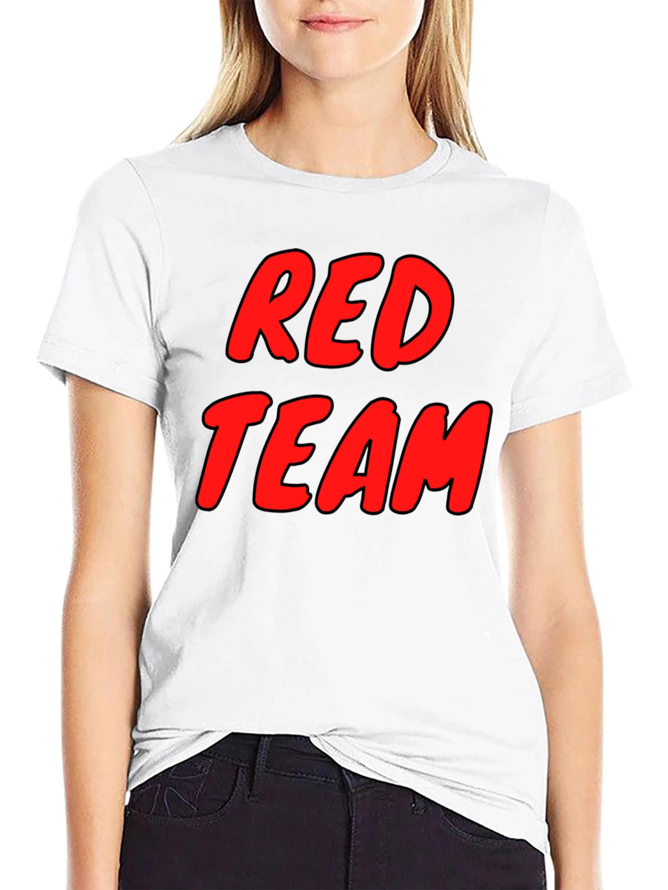 Red Team Graphic Tee - Soft Cotton Blend