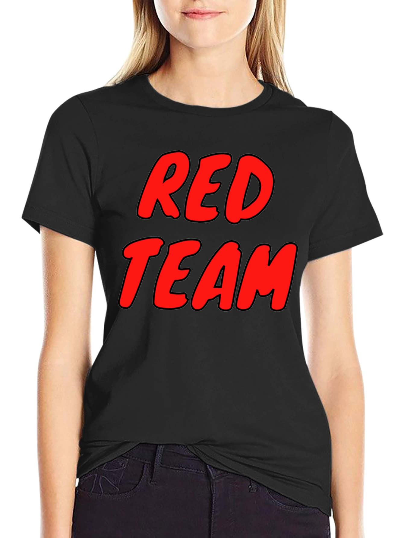 Red Team Graphic Tee - Soft Cotton Blend