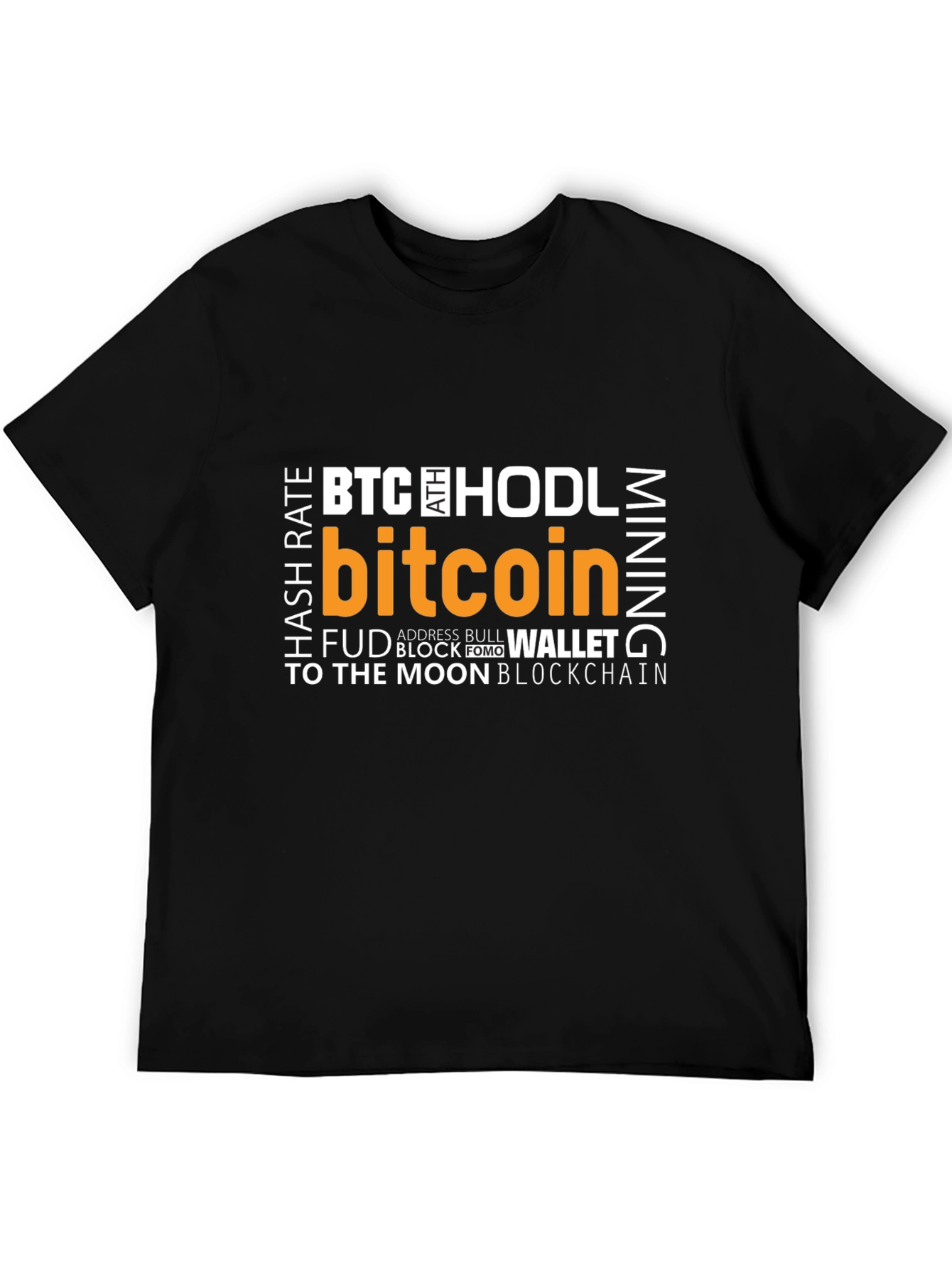 Bitcoin Crypto T-Shirt - HODL BTC Mining - Black
