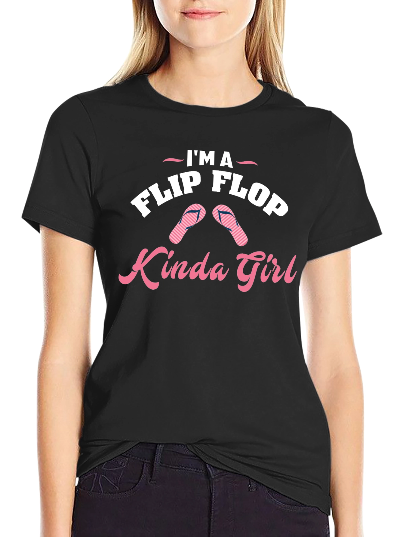 Flip Flop Kinda Girl Graphic T-Shirt
