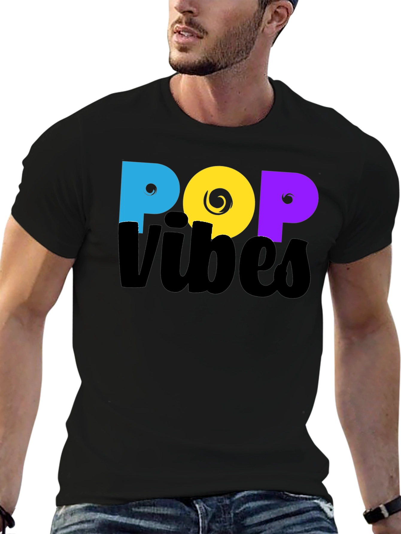 Pop Vibes Graphic Tee - Trendy Style