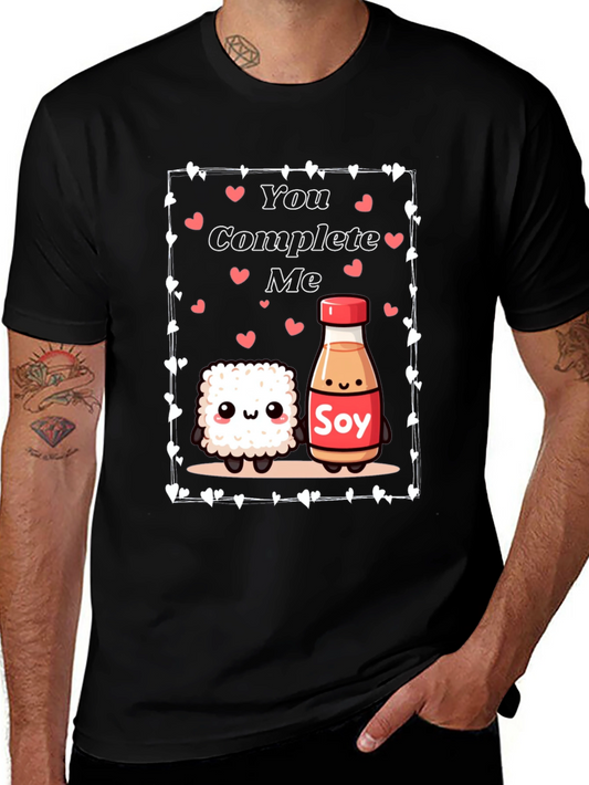 Sushi and Soy Sauce Graphic Tee: You Complete Me