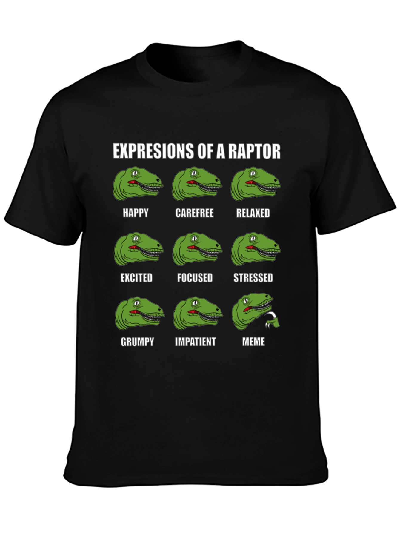 Expressions of a Raptor T-Shirt