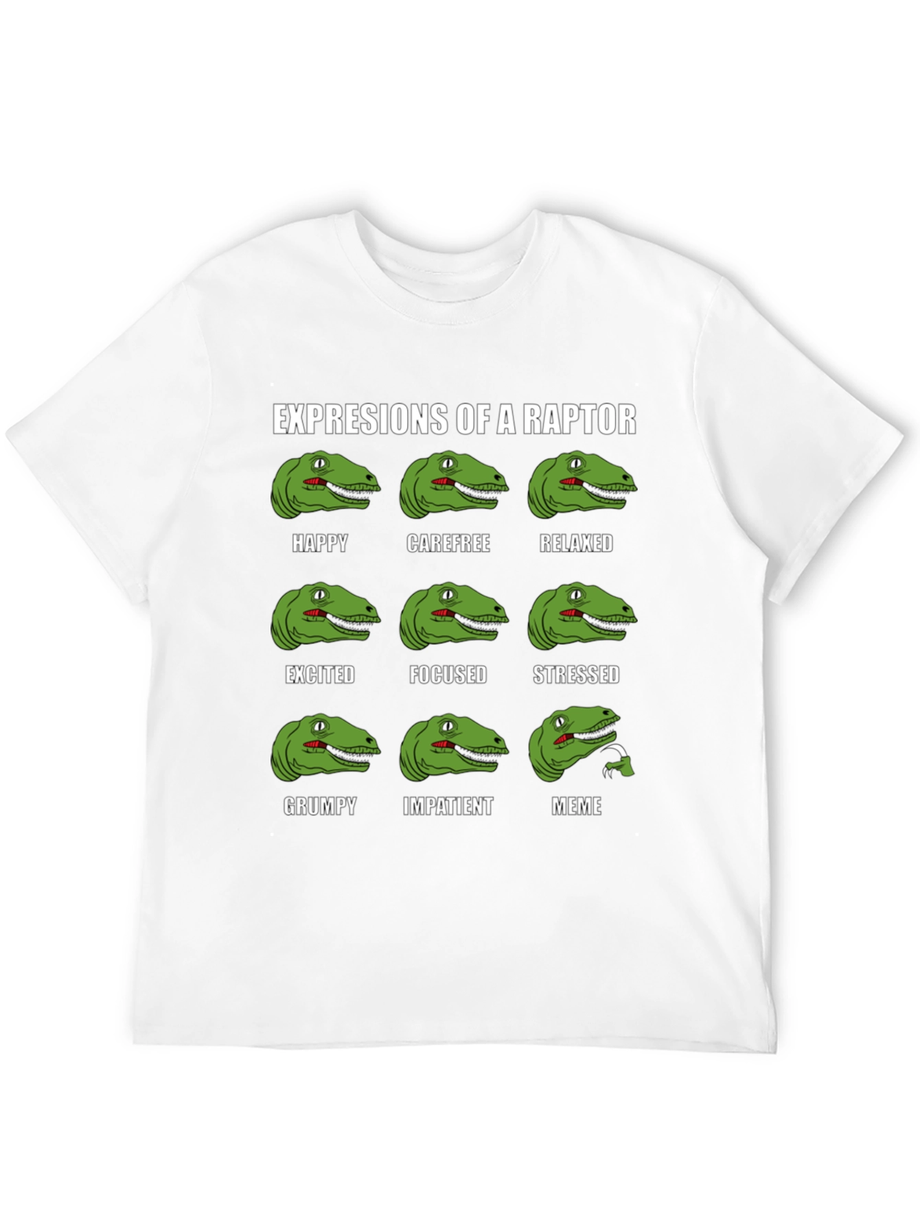 Expressions of a Raptor T-Shirt