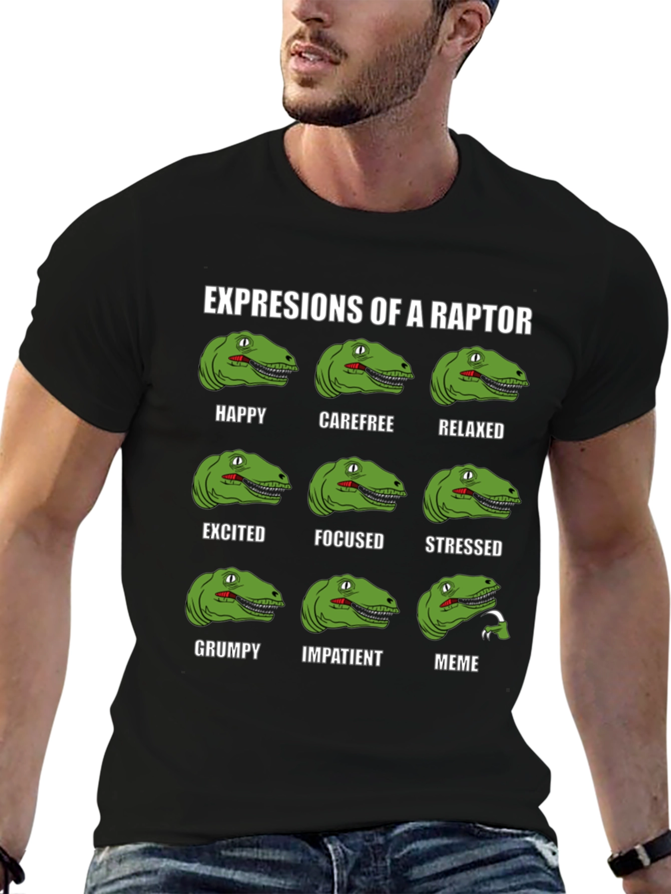 Expressions of a Raptor T-Shirt