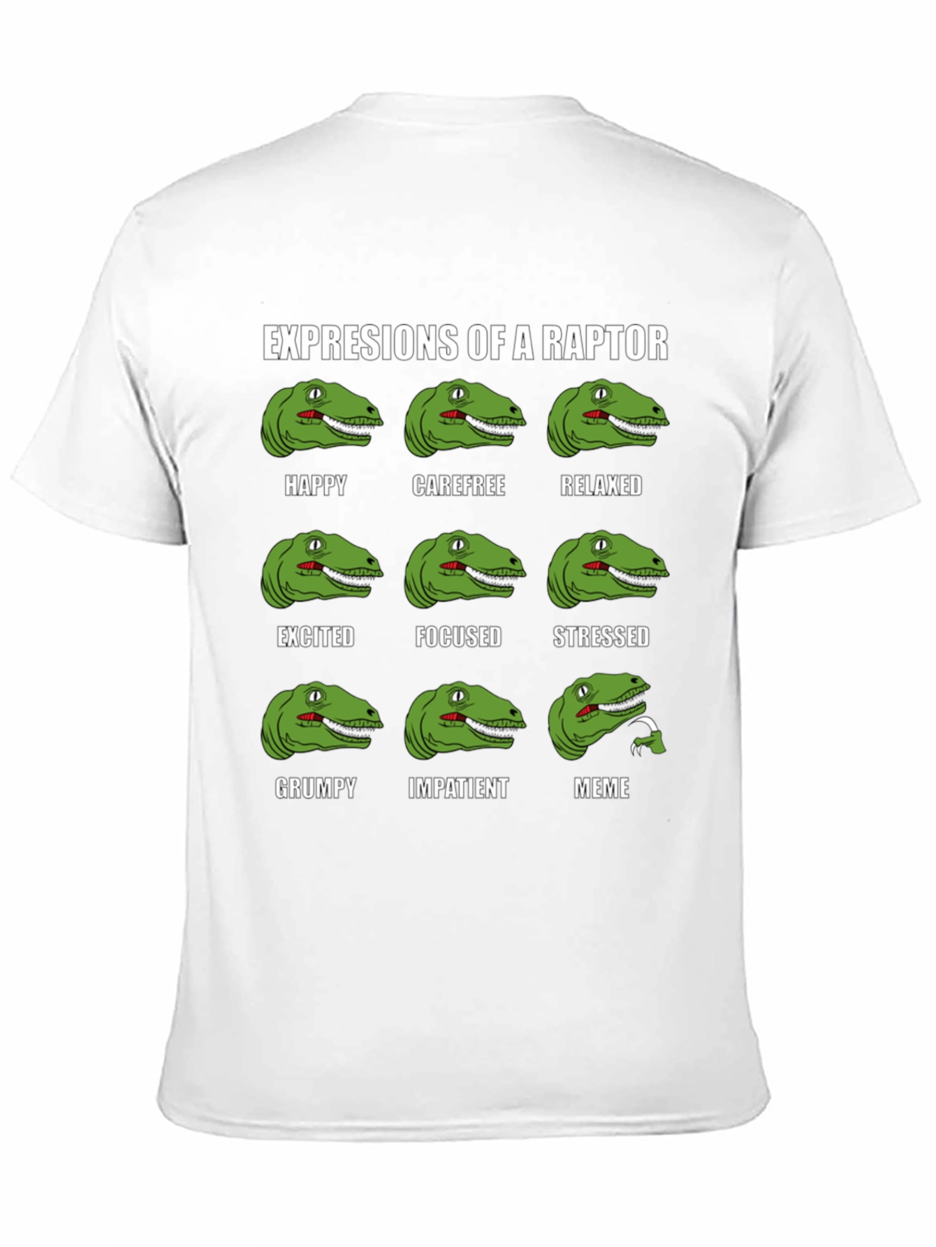 Expressions of a Raptor T-Shirt