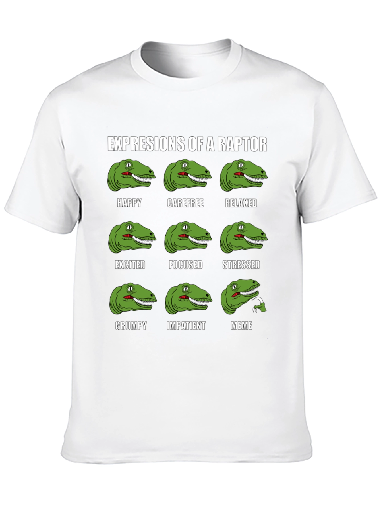Expressions of a Raptor T-Shirt