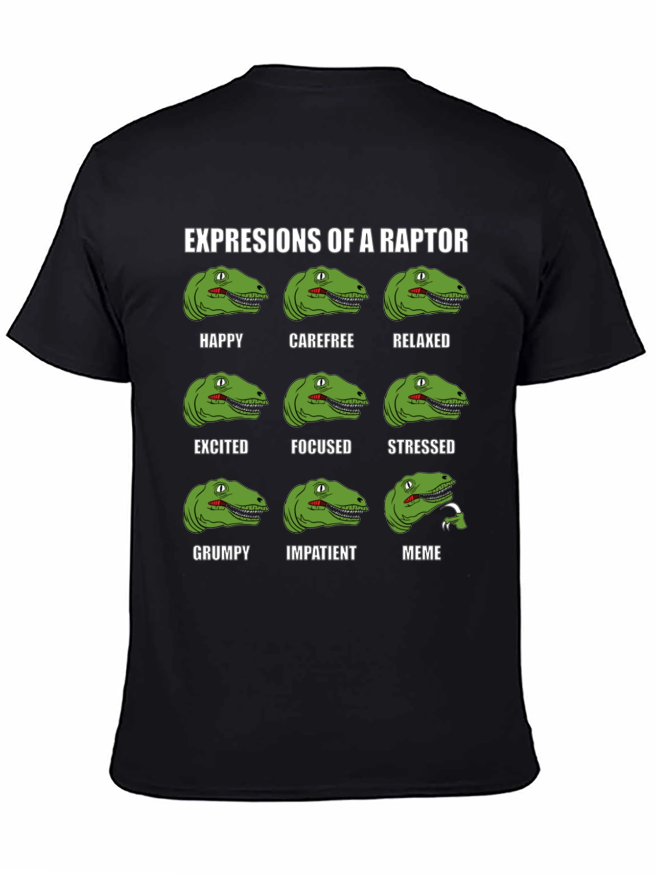 Expressions of a Raptor T-Shirt