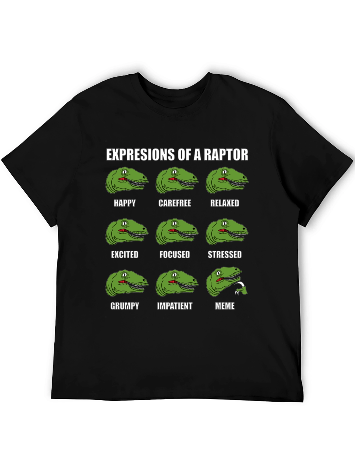 Expressions of a Raptor T-Shirt