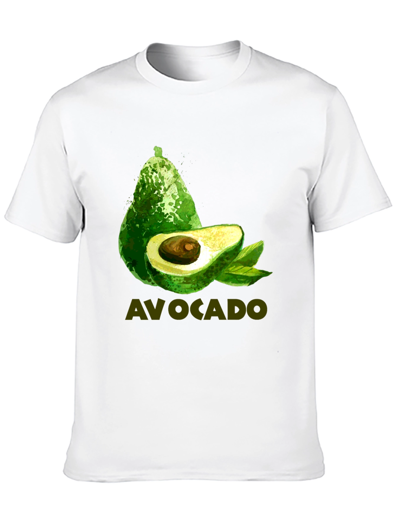 Avocado T-Shirt - Trendy Green Fruit Design