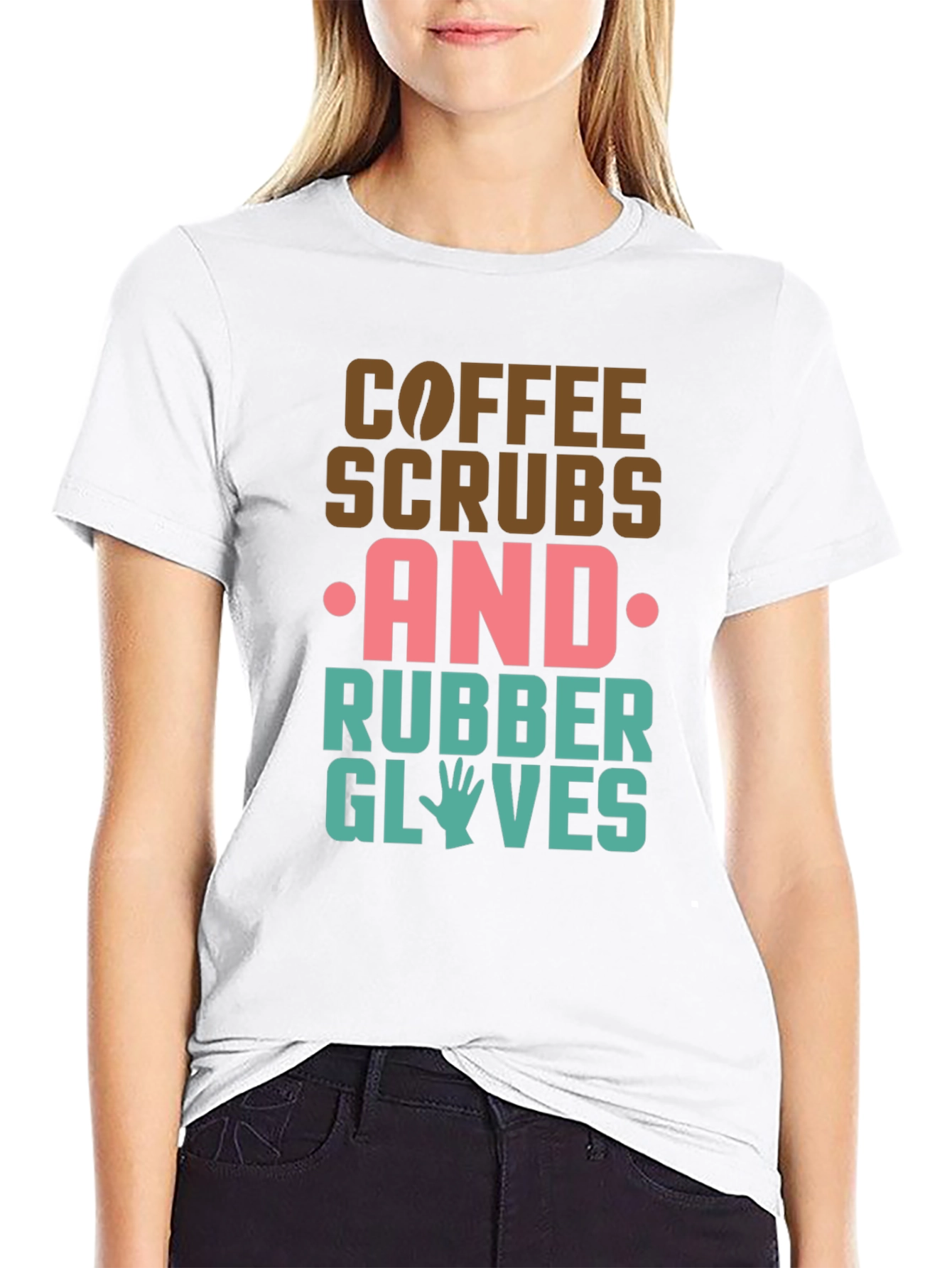 Coffee Scrubs & Rubber Gloves Graphic T-Shirt