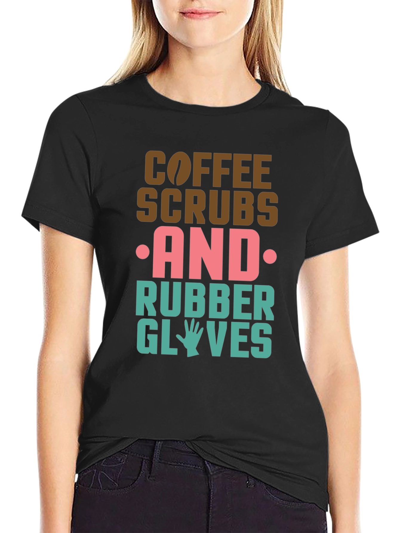 Coffee Scrubs & Rubber Gloves Graphic T-Shirt