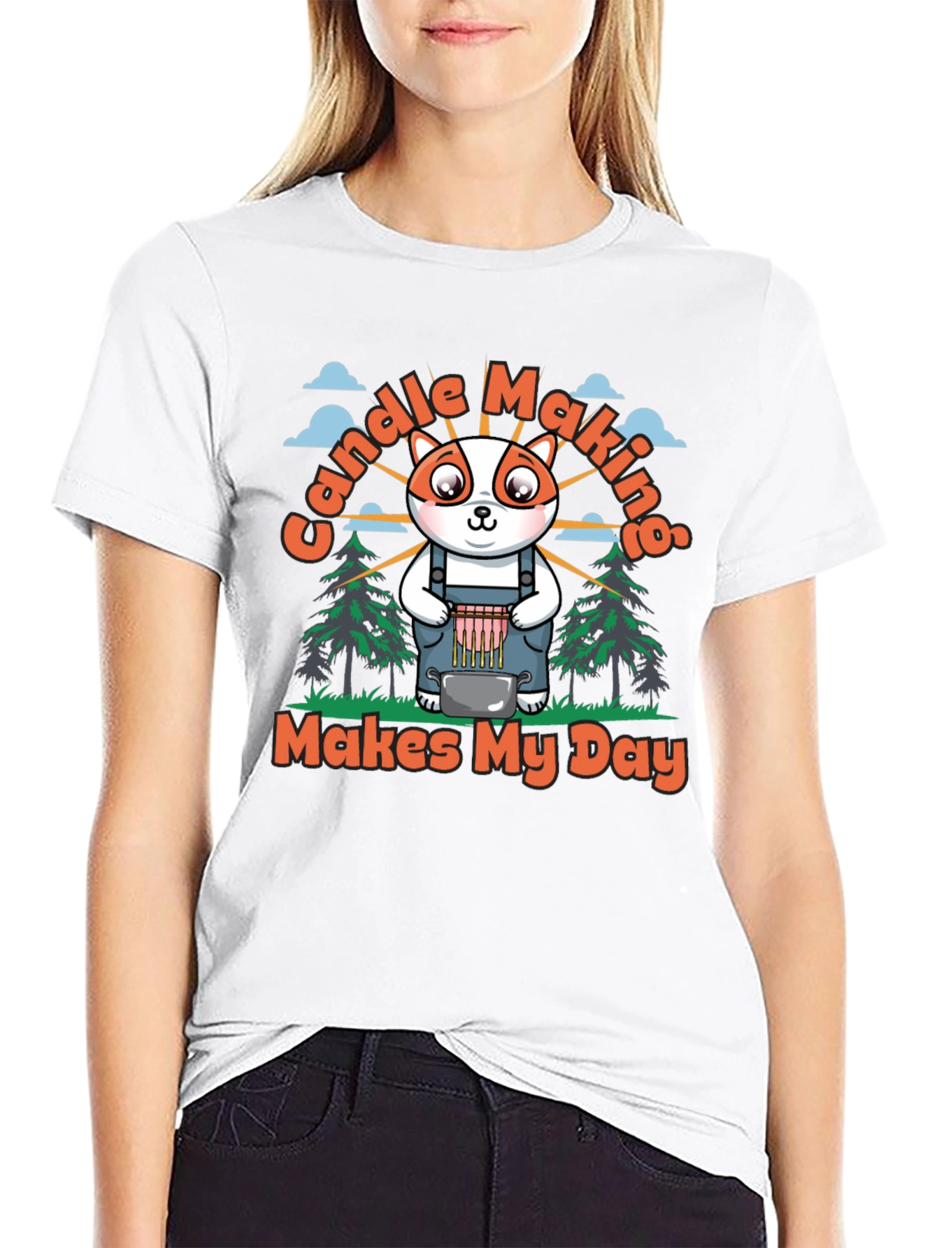 Candle Making T-Shirt: Makes My Day!
