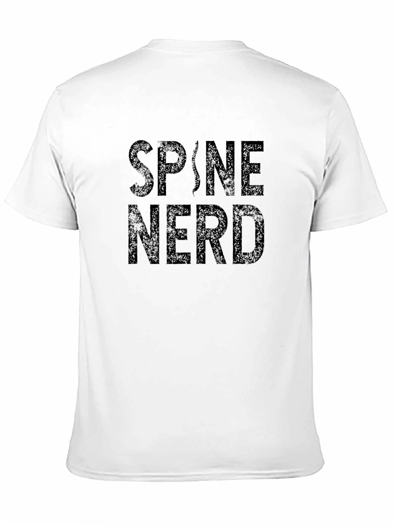 Spine Nerd Graphic Black T-Shirt