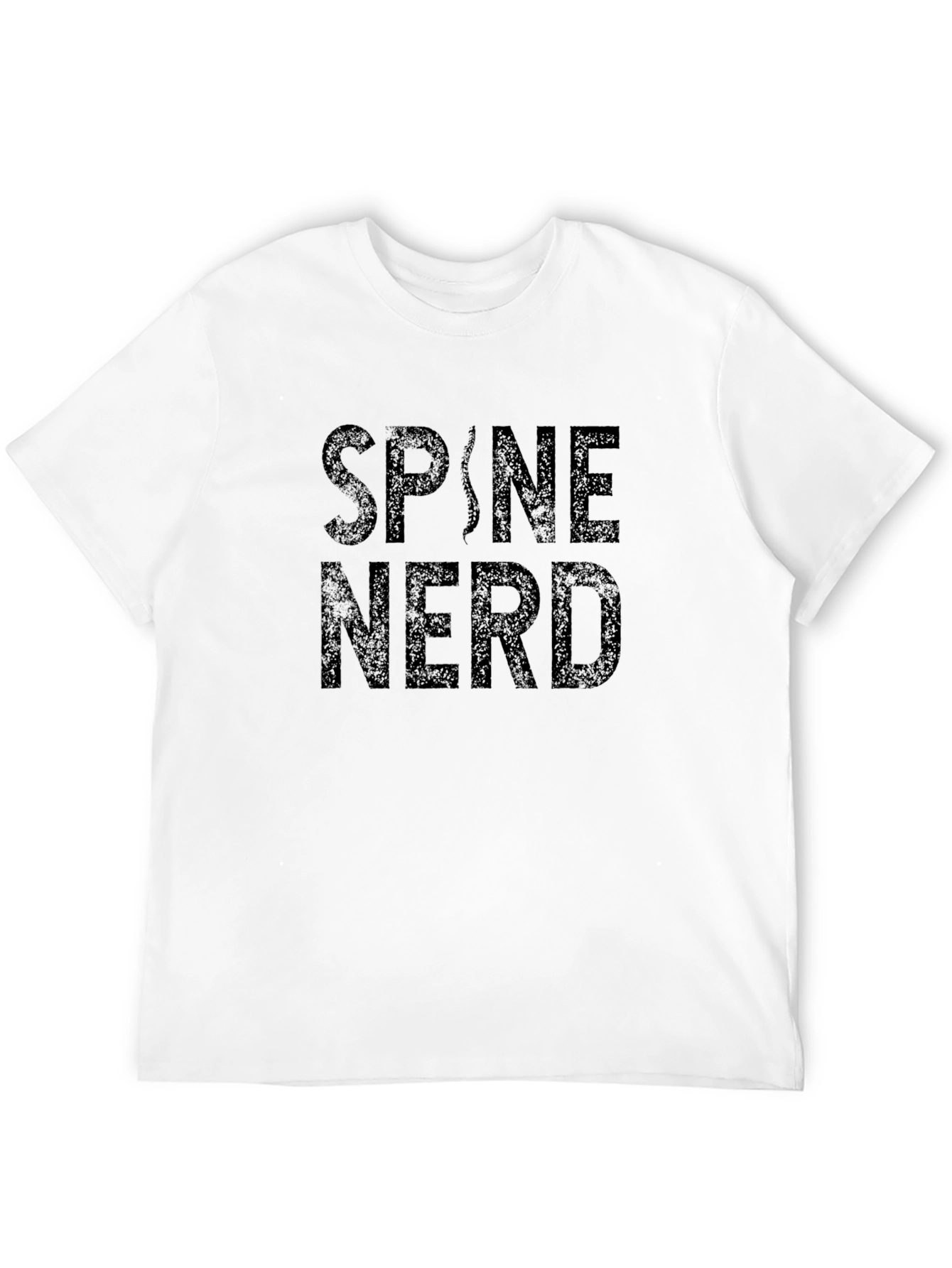 Spine Nerd Graphic Black T-Shirt
